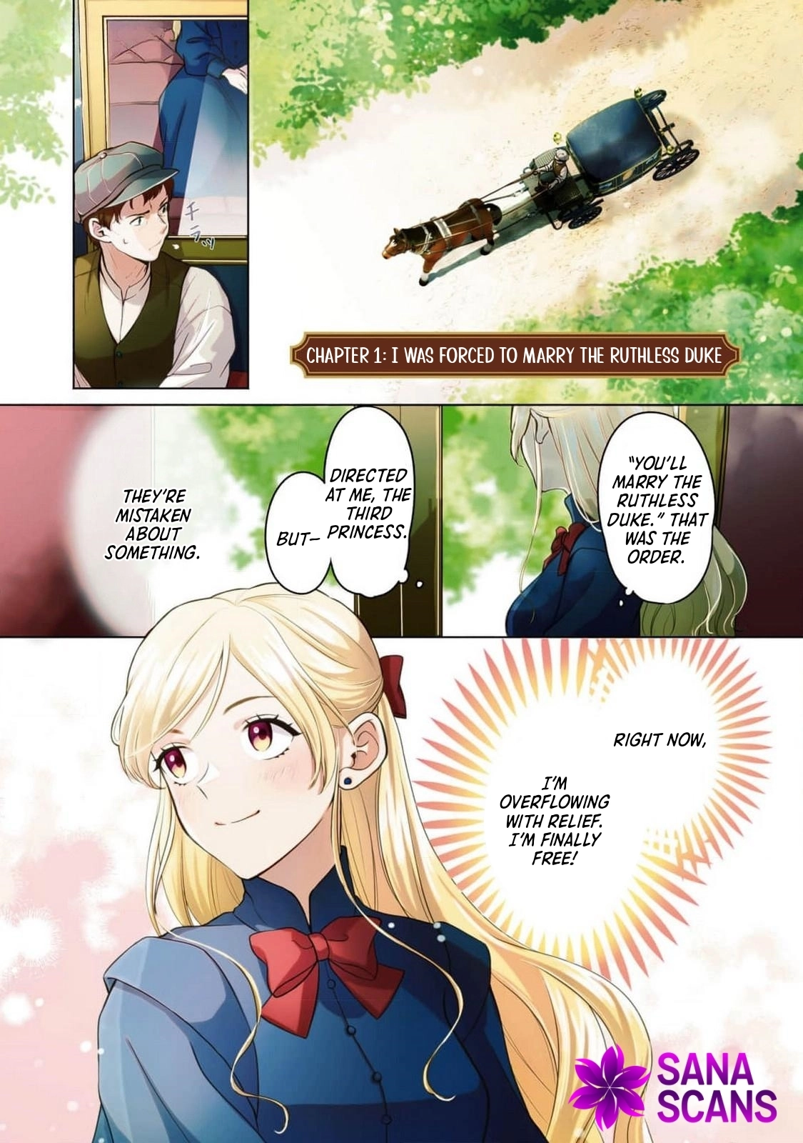 The Abandoned Princess Becomes the Bride of the Coldhearted Duke Who Can’t Hide His Love Chapter 1 Page 2