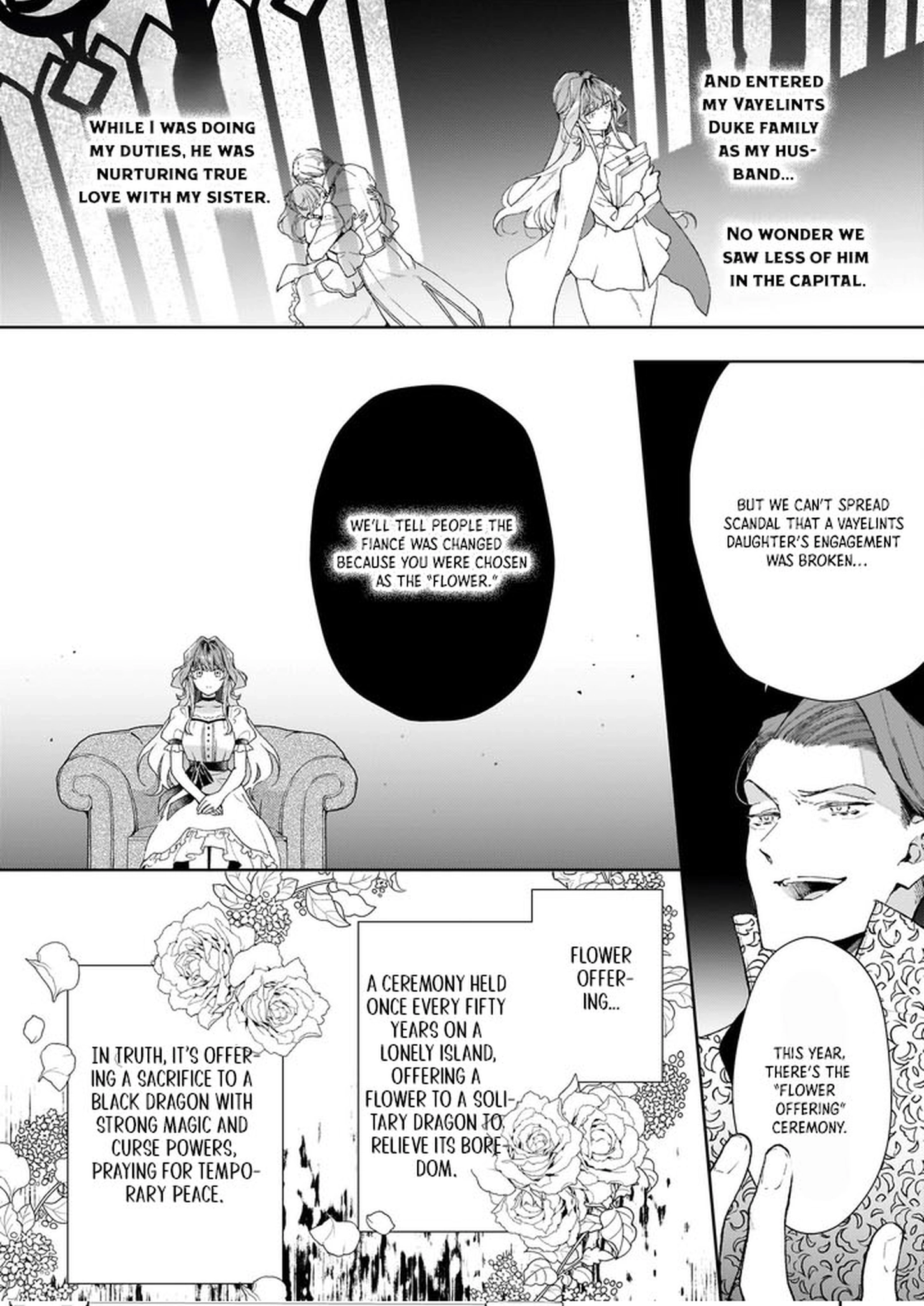 The Abandoned Sacrifice Feeds a Dark Dragon with Her “Delivery” Skill Chapter 1 - . Page 4