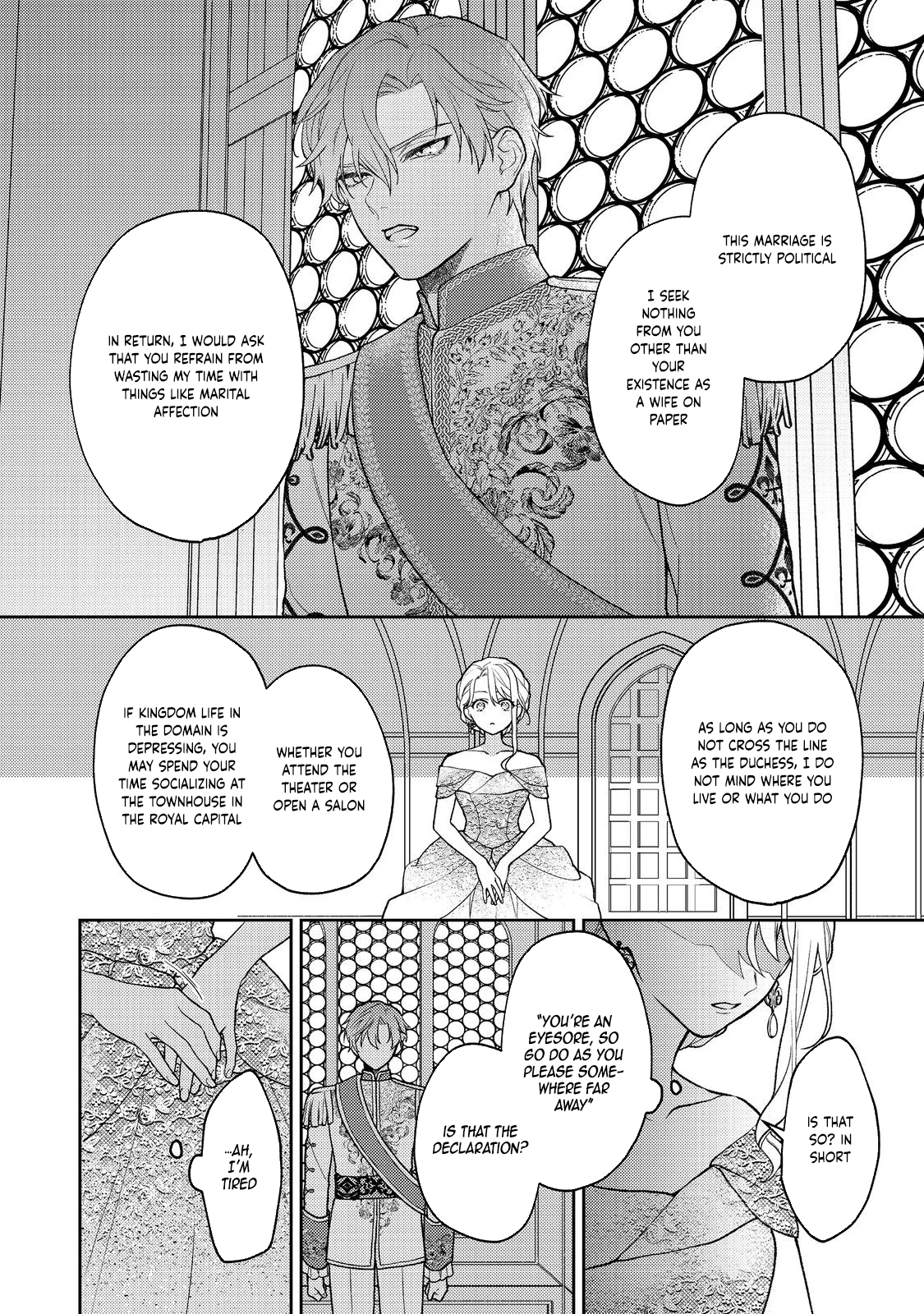 The Discarded Duchess Just Wants a Peaceful Life. Chapter 1 Page 8