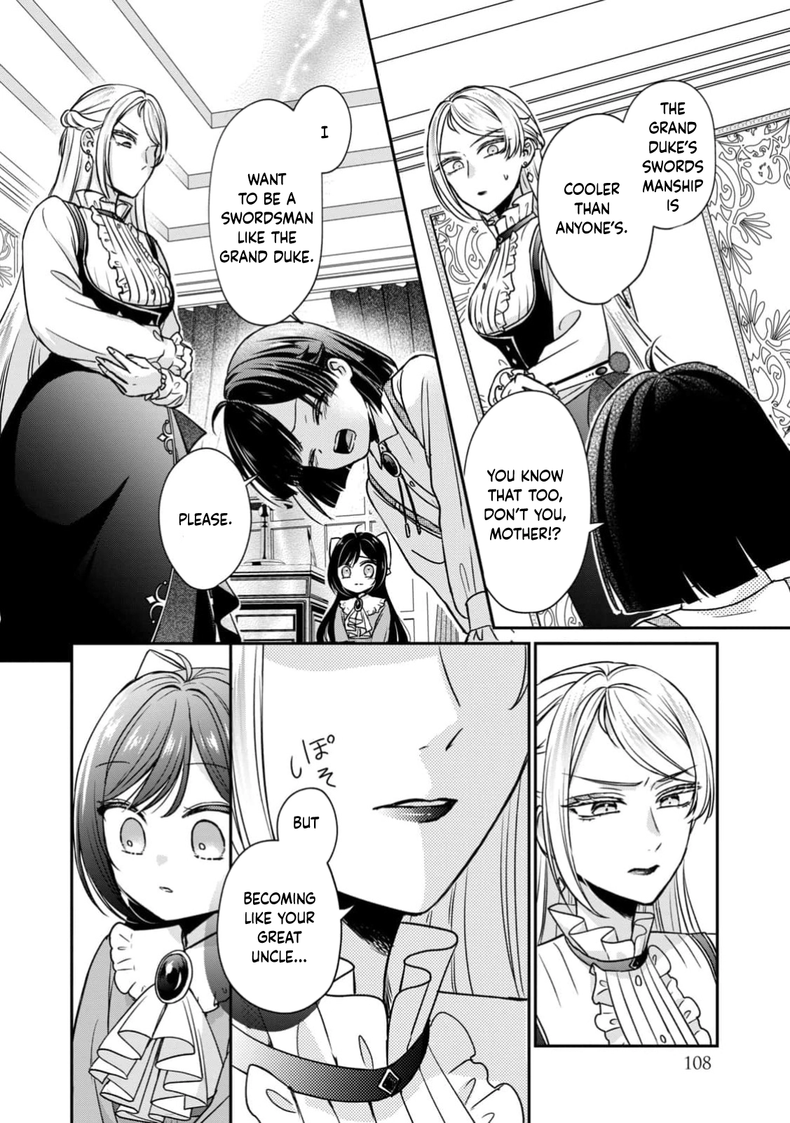 The Duke's Daughter Who Was Condemned Is Reborn as the Child of the Final Boss Queen Chapter 3 Page 14