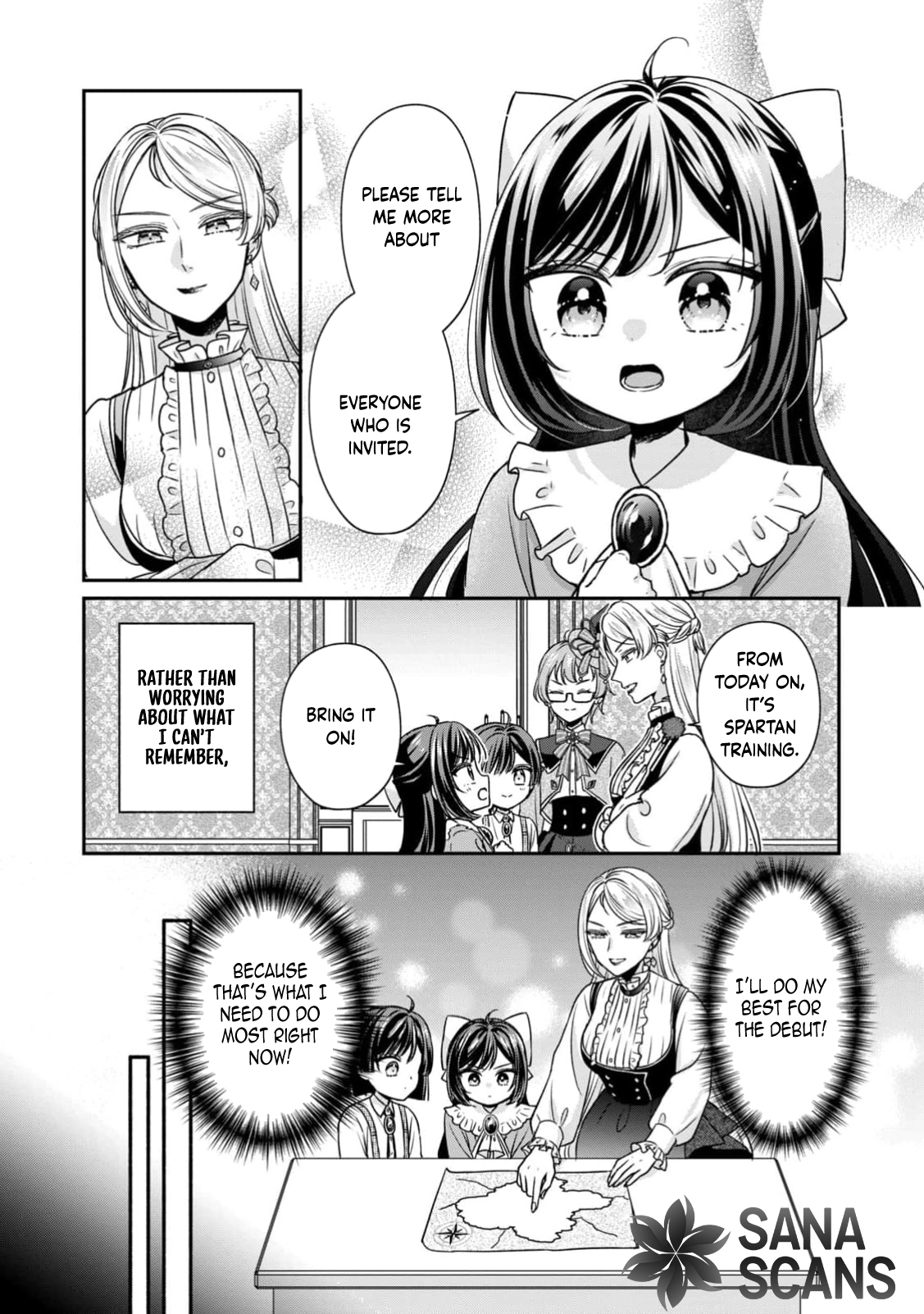 The Duke's Daughter Who Was Condemned Is Reborn as the Child of the Final Boss Queen Chapter 3 Page 42