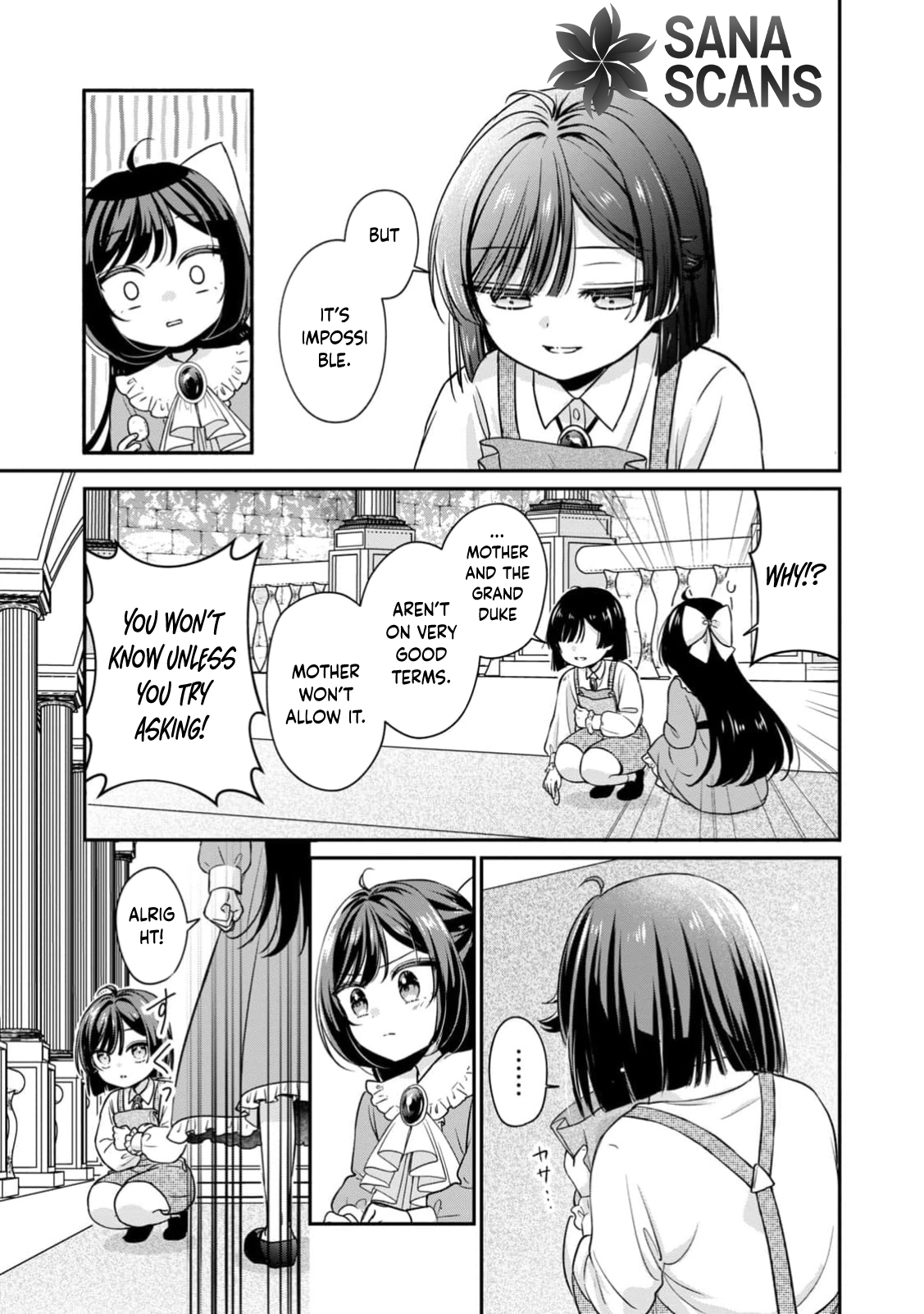 The Duke's Daughter Who Was Condemned Is Reborn as the Child of the Final Boss Queen Chapter 3 Page 9