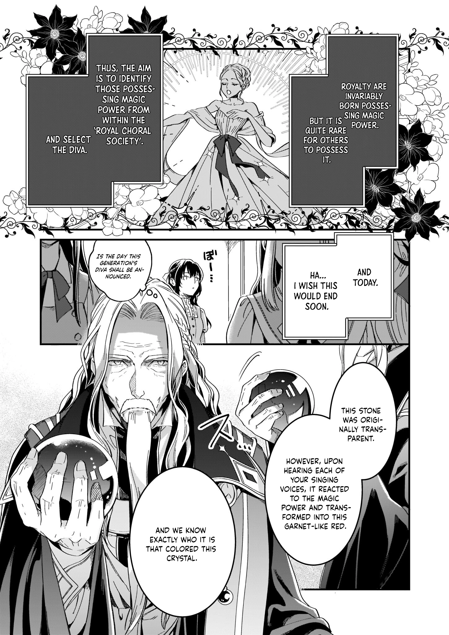 The Exiled Former Lady Loved by a Prince She Found in the Forest, Awakening as a Saint. Chapter 1 Page 9
