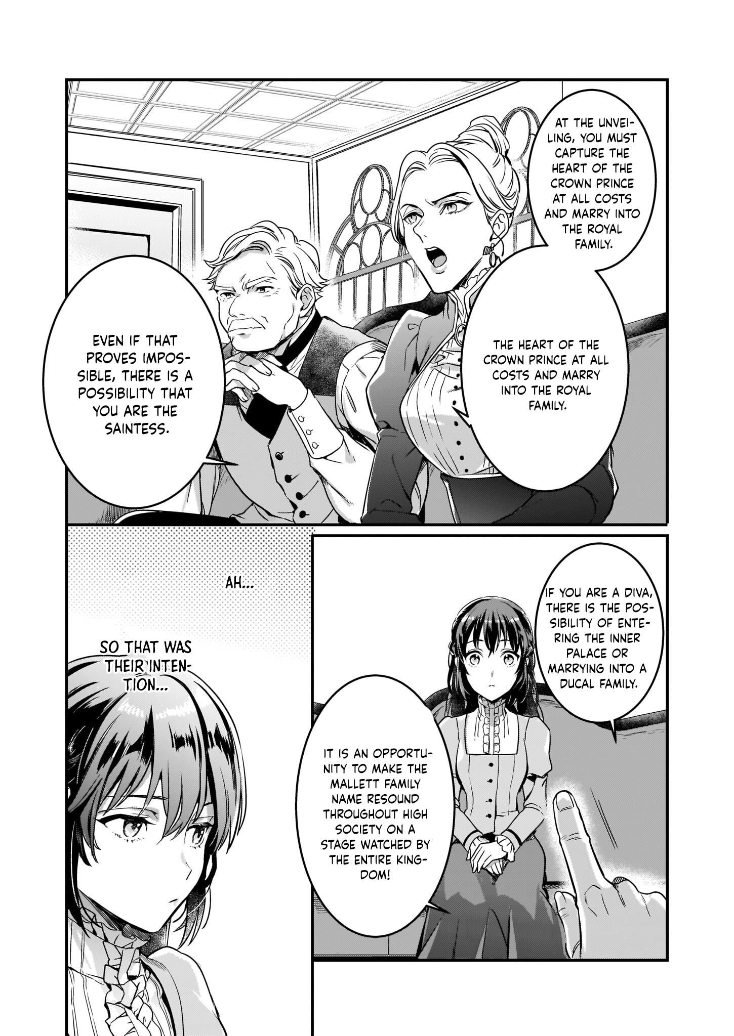 The Exiled Former Lady Loved by a Prince She Found in the Forest, Awakening as a Saint. Chapter 1 Page 19