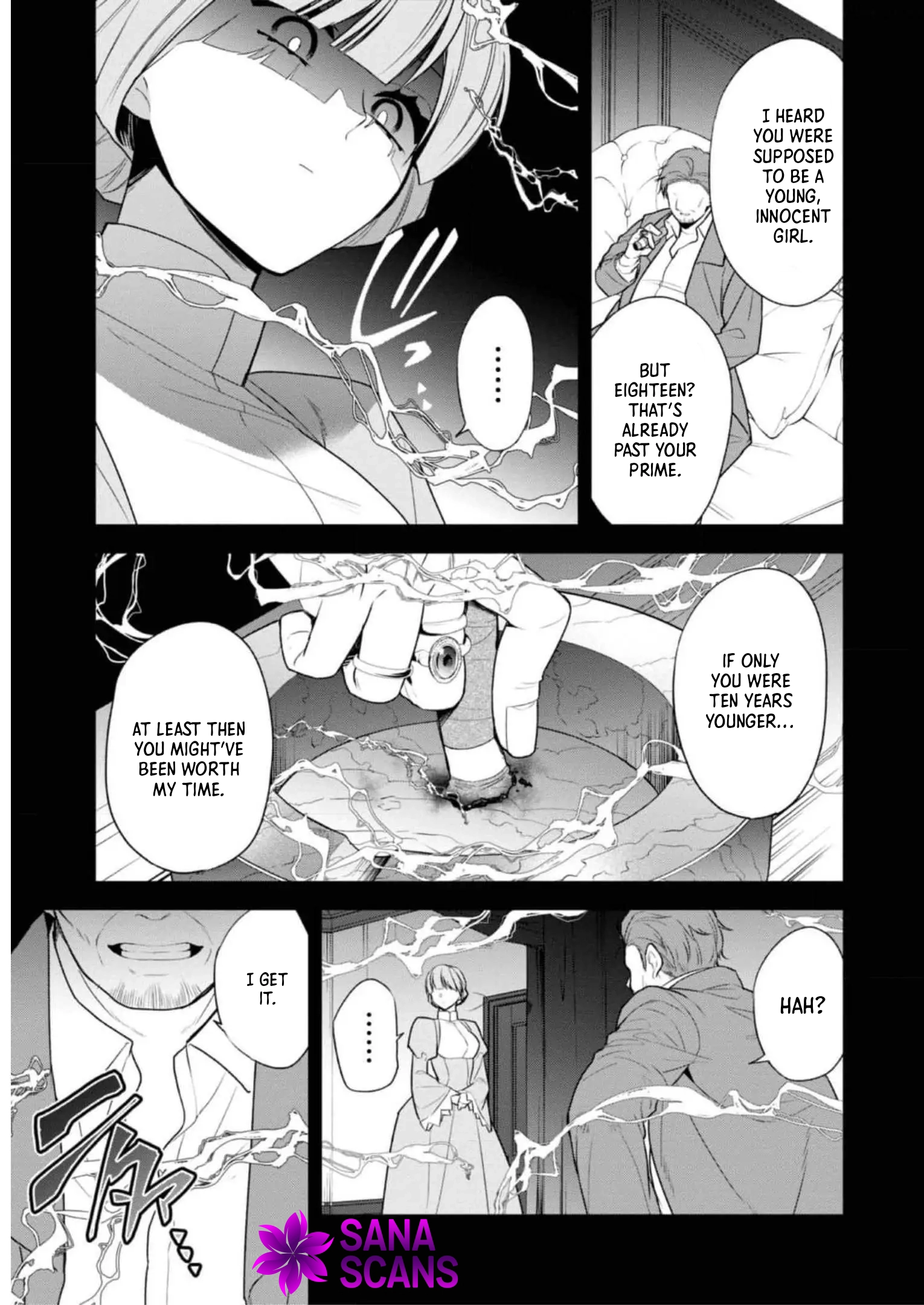 The fallen villainess rewinds fate, seeking to embody the flawless evil. Chapter 3 Page 5