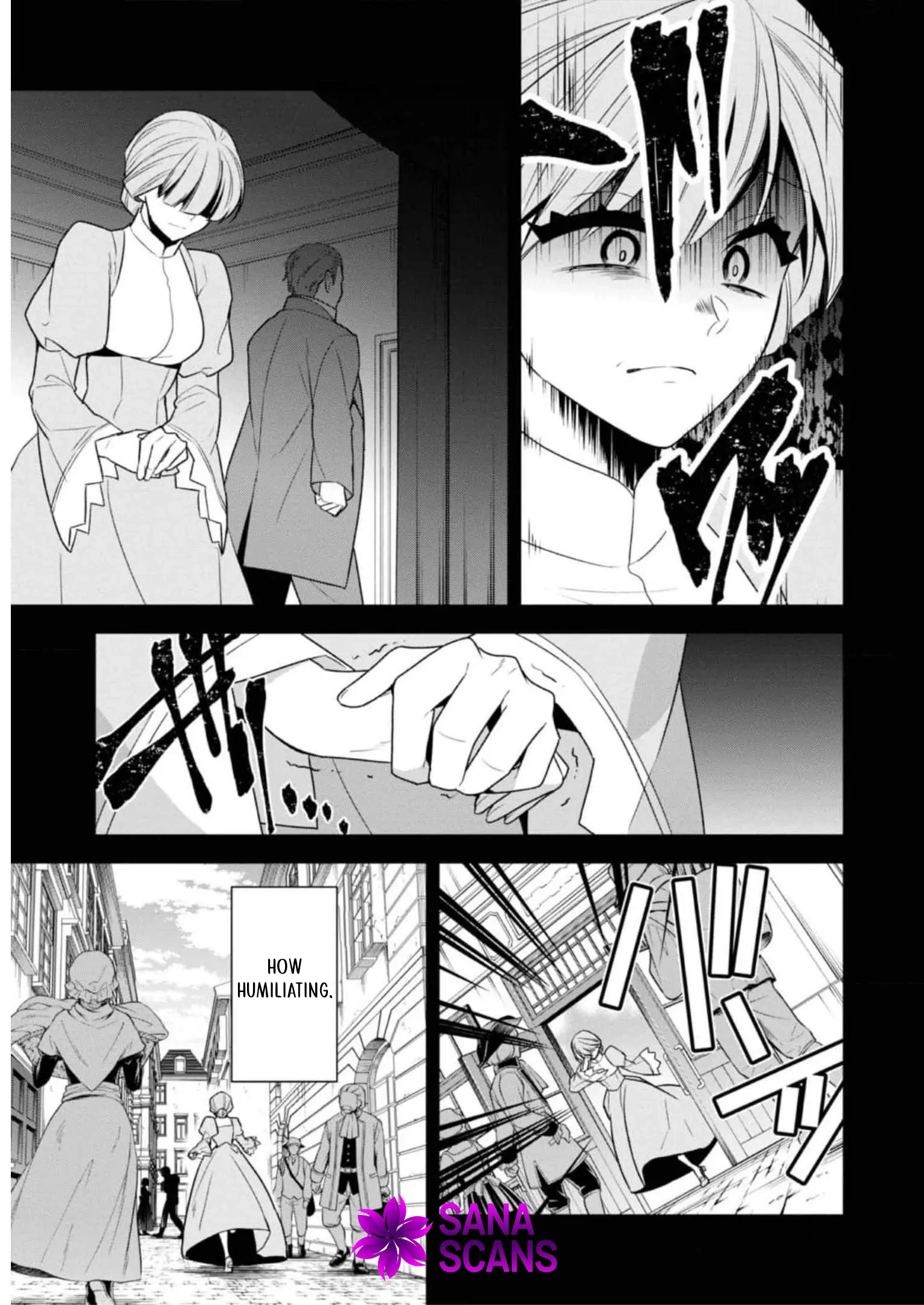 The fallen villainess rewinds fate, seeking to embody the flawless evil. Chapter 3 Page 7