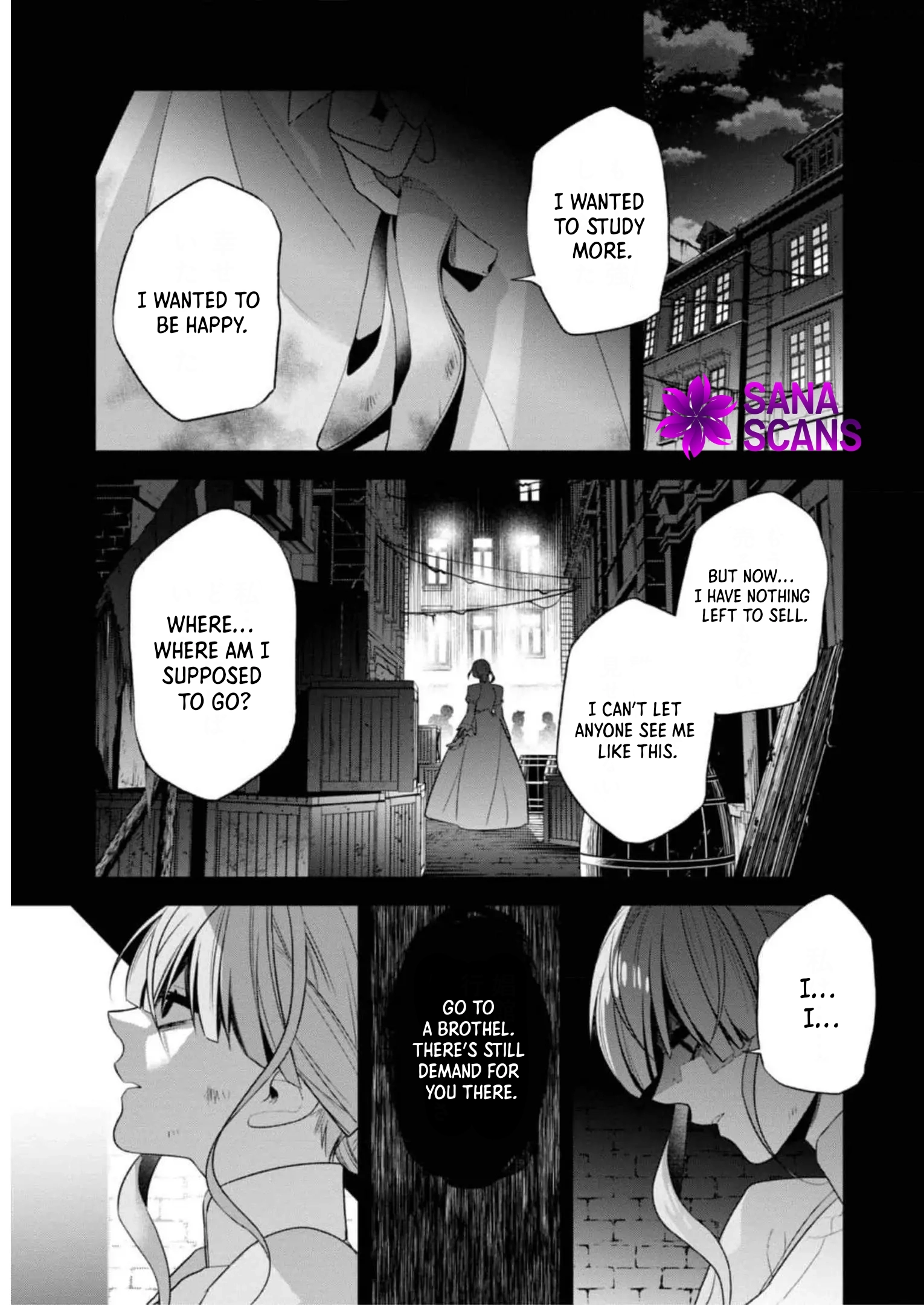 The fallen villainess rewinds fate, seeking to embody the flawless evil. Chapter 3 Page 17