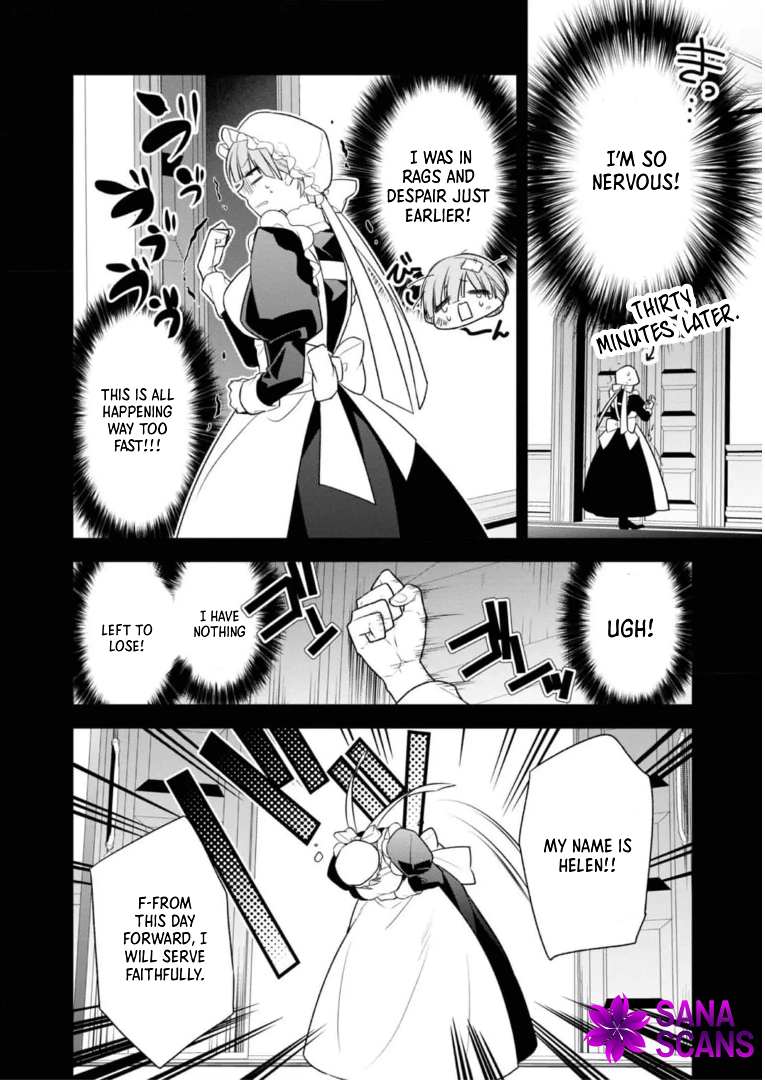 The fallen villainess rewinds fate, seeking to embody the flawless evil. Chapter 3 Page 24