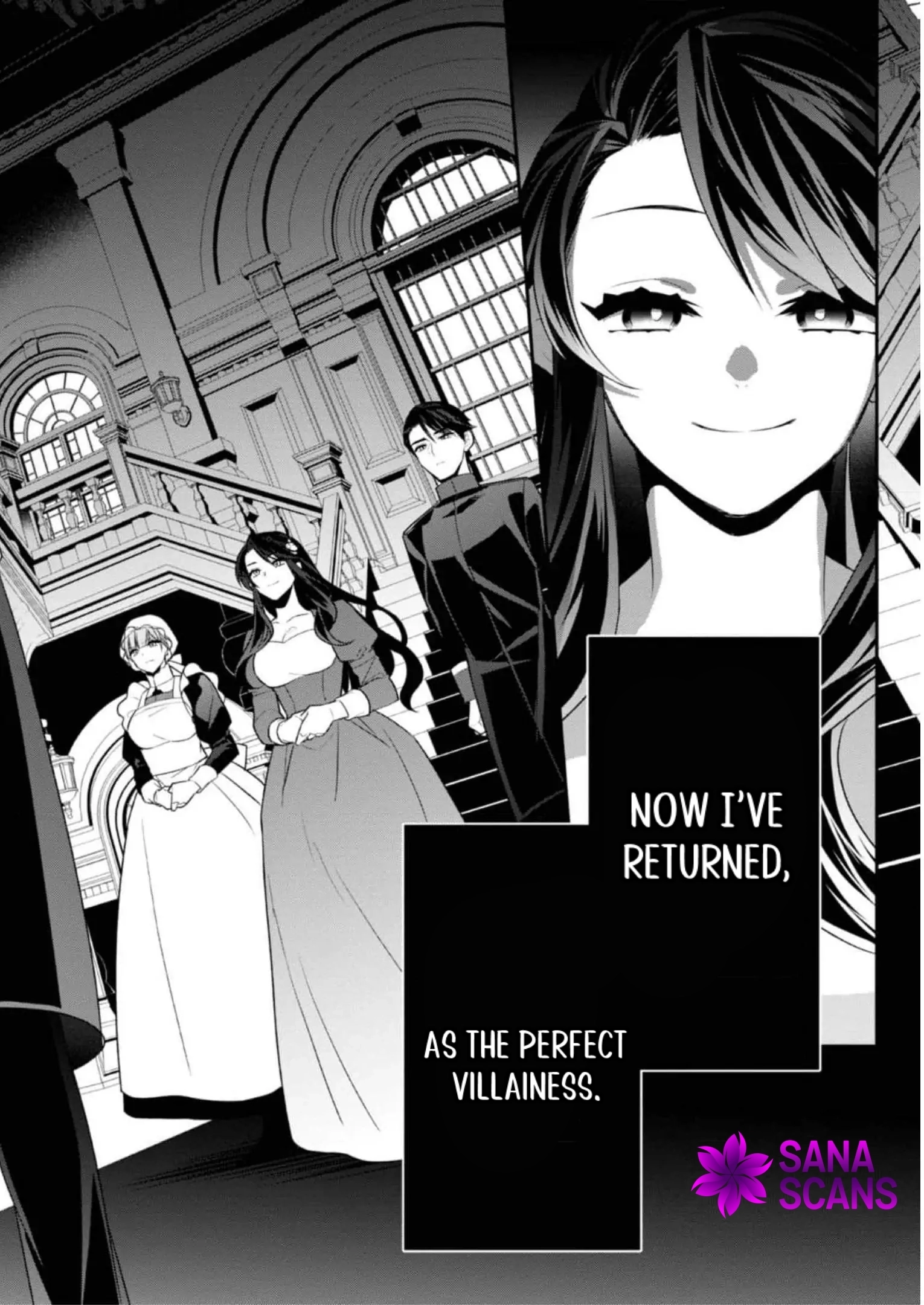 The fallen villainess rewinds fate, seeking to embody the flawless evil. Chapter 3 Page 36