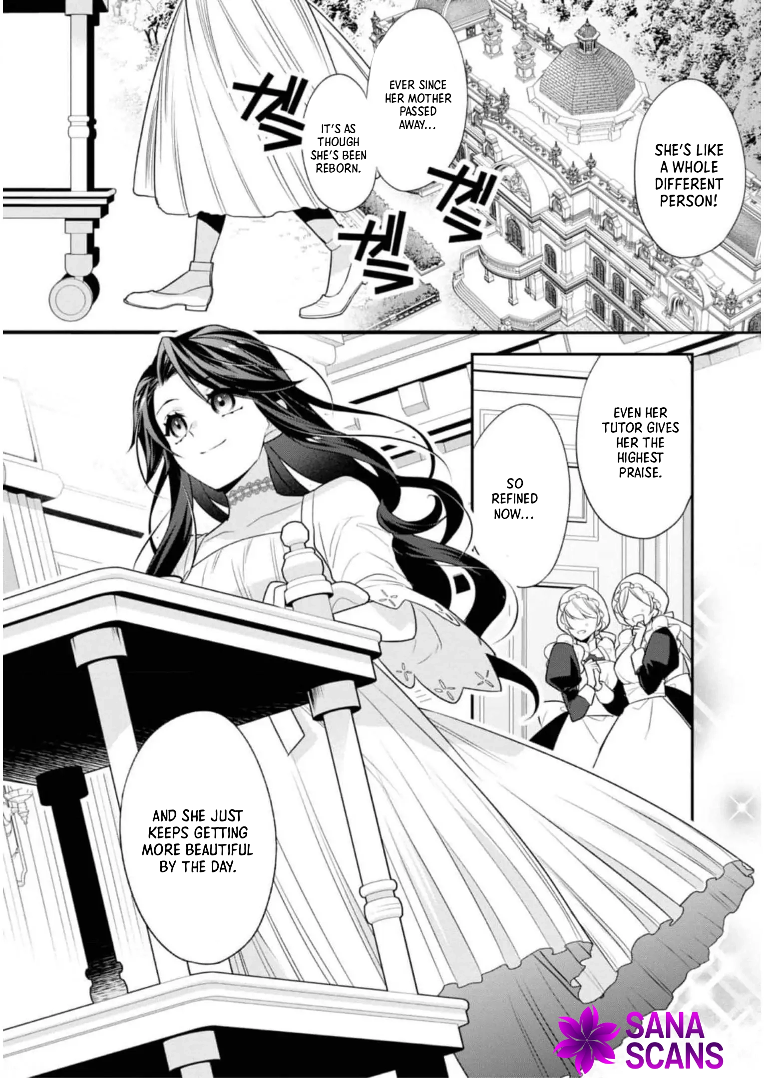 The fallen villainess rewinds fate, seeking to embody the flawless evil. Chapter 2 Page 4