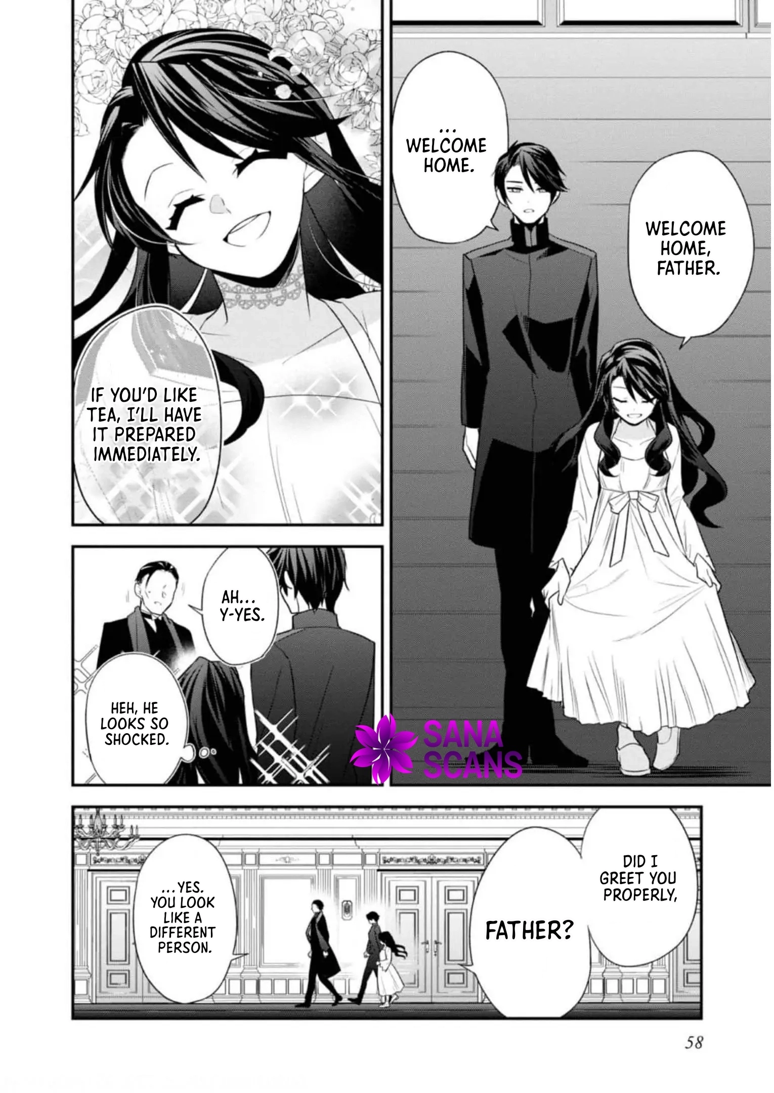 The fallen villainess rewinds fate, seeking to embody the flawless evil. Chapter 2 Page 14