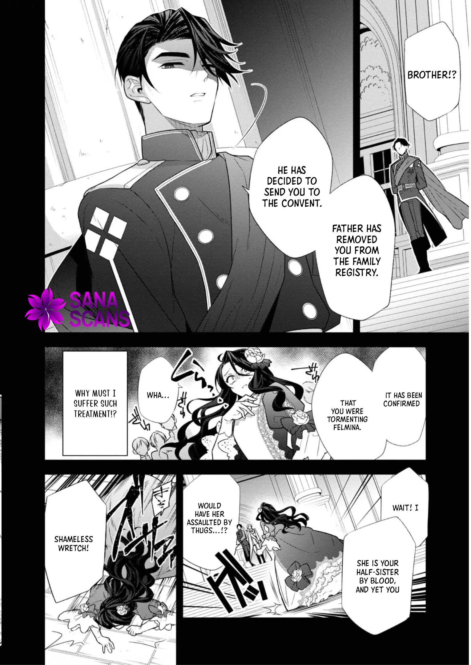 The fallen villainess rewinds fate, seeking to embody the flawless evil. Chapter 1 Page 7
