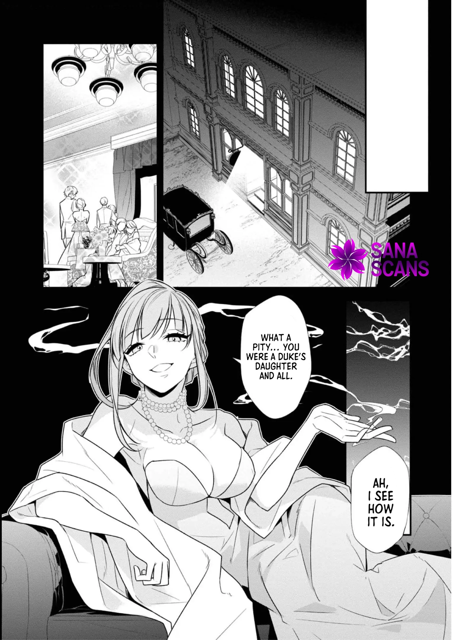 The fallen villainess rewinds fate, seeking to embody the flawless evil. Chapter 1 Page 11