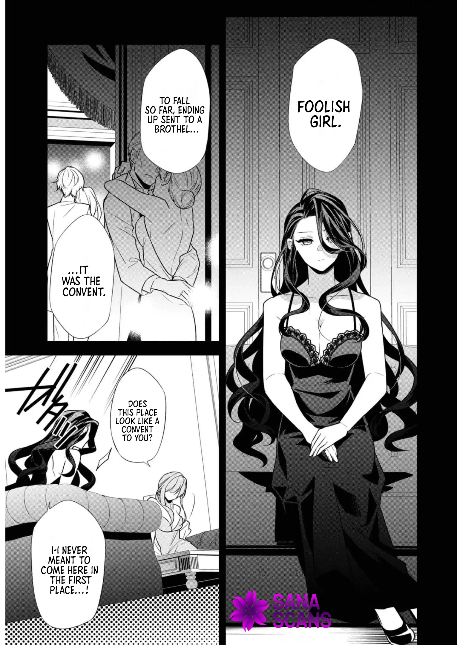 The fallen villainess rewinds fate, seeking to embody the flawless evil. Chapter 1 Page 12