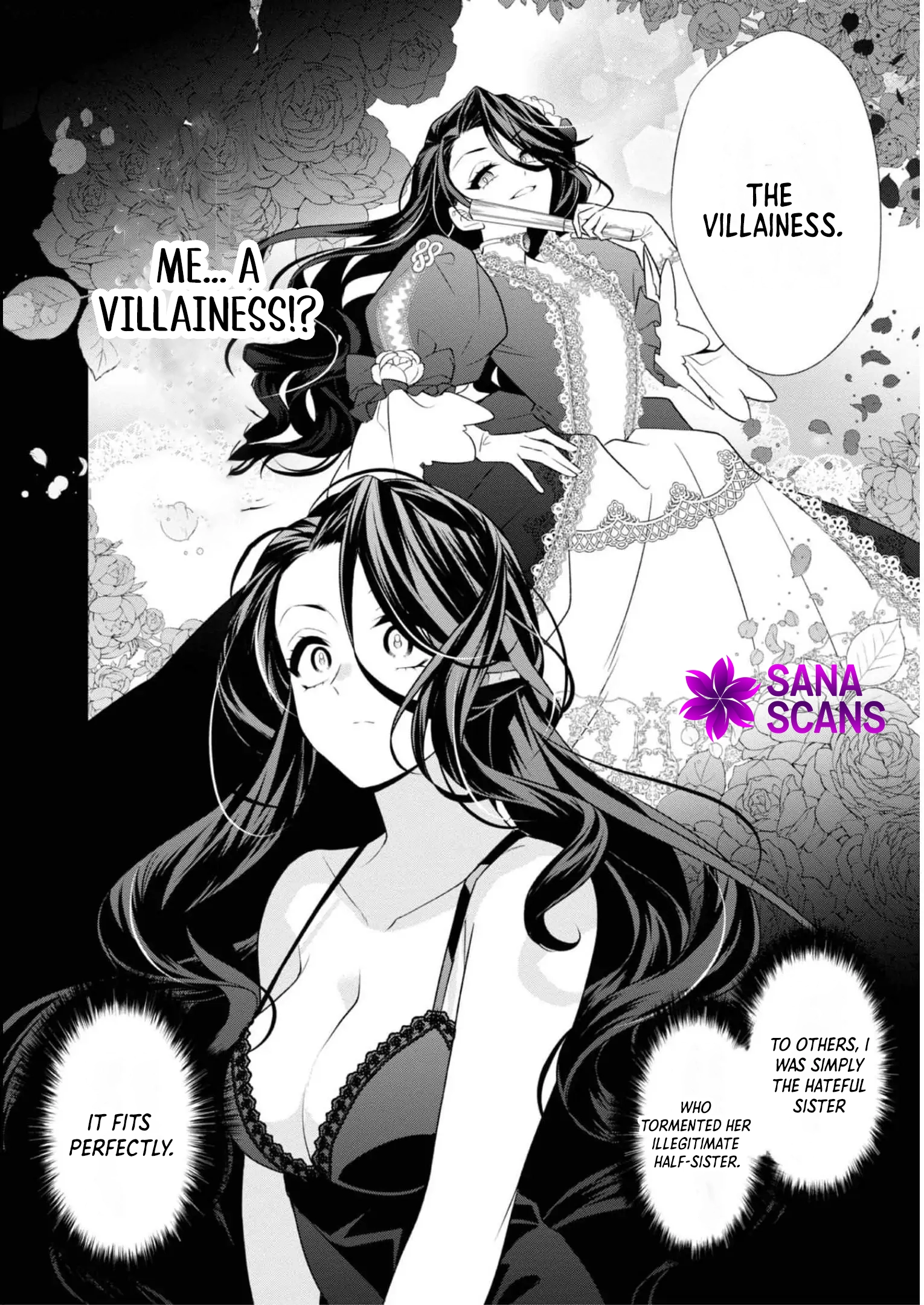 The fallen villainess rewinds fate, seeking to embody the flawless evil. Chapter 1 Page 15