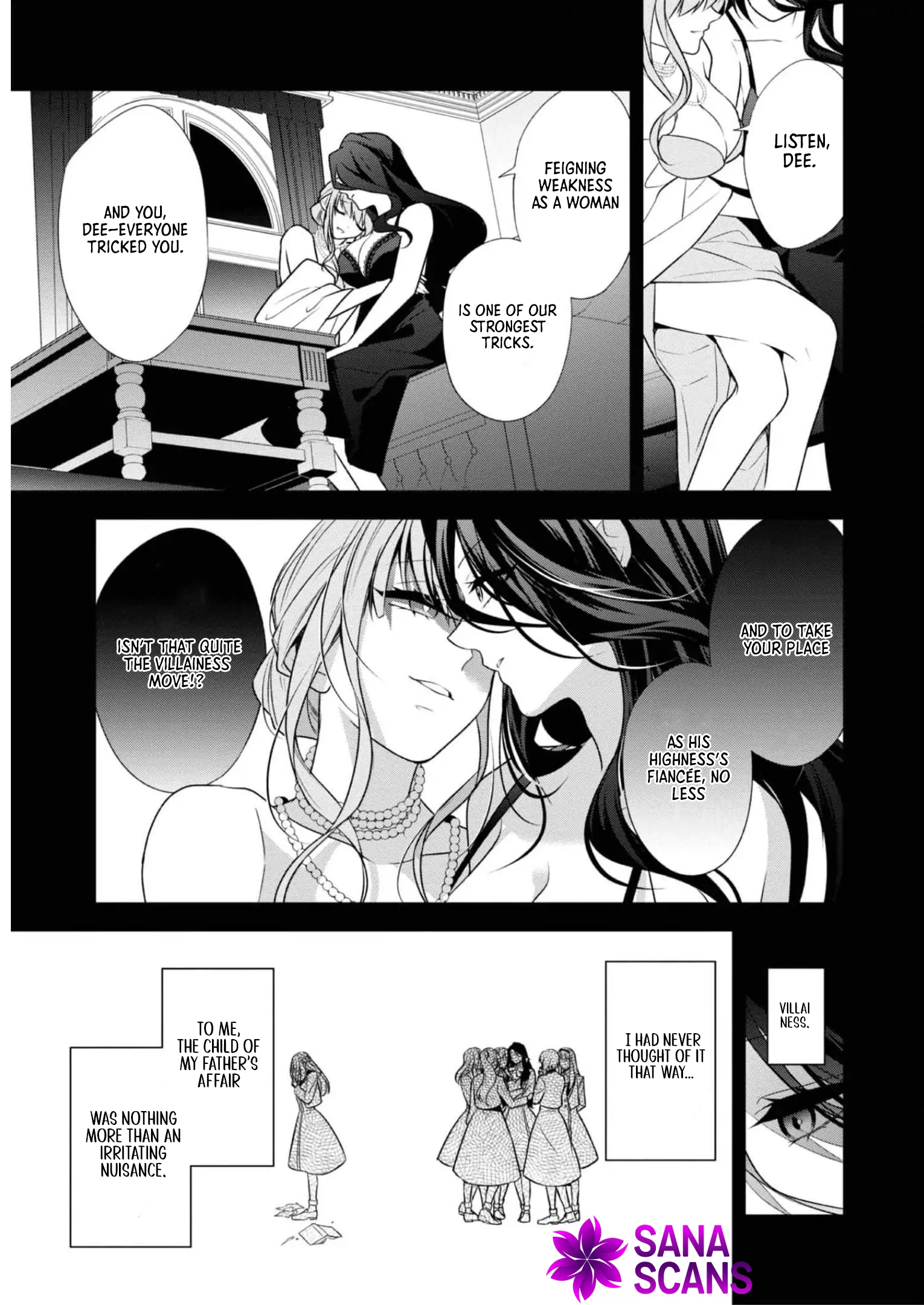 The fallen villainess rewinds fate, seeking to embody the flawless evil. Chapter 1 Page 16