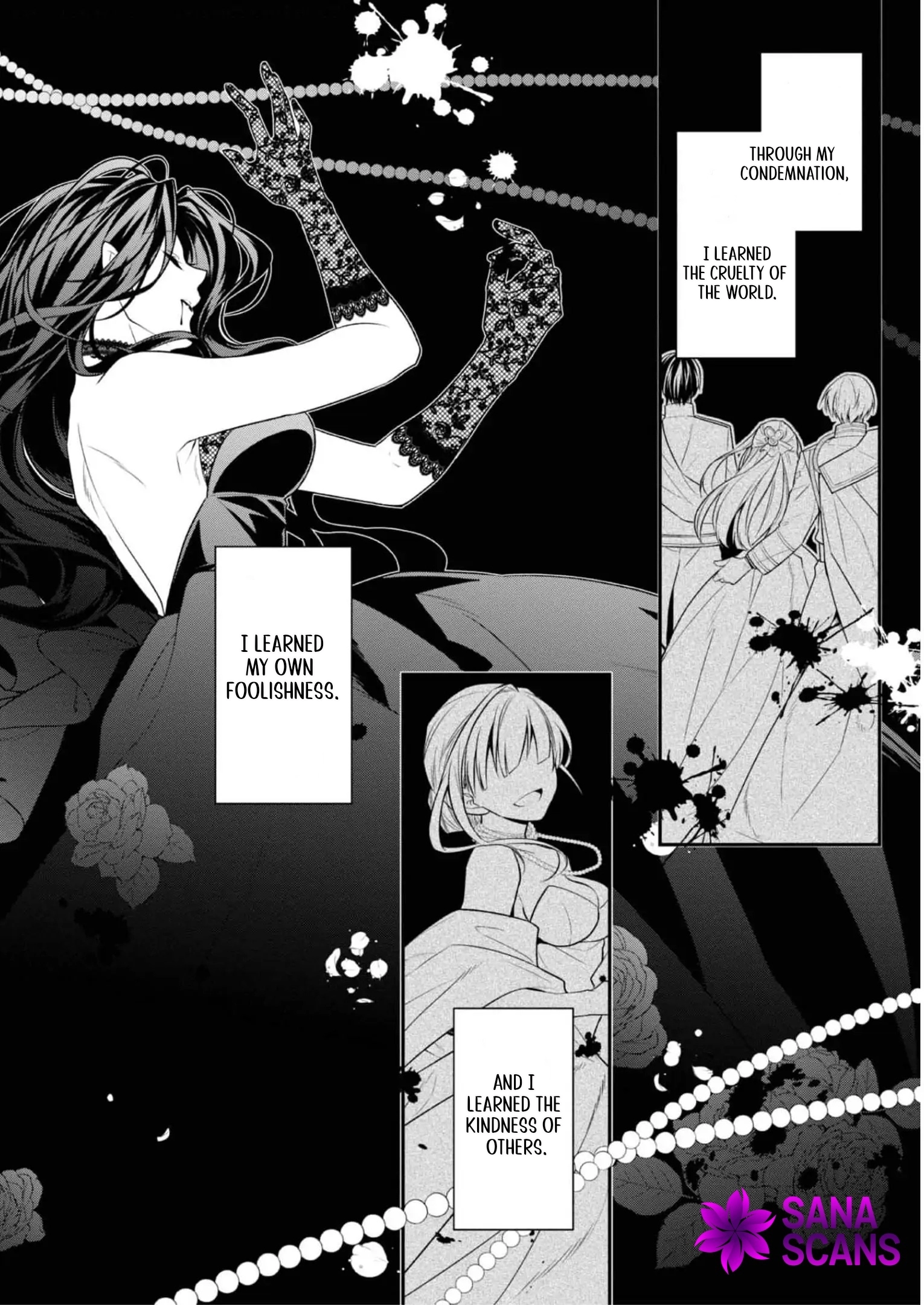 The fallen villainess rewinds fate, seeking to embody the flawless evil. Chapter 1 Page 25