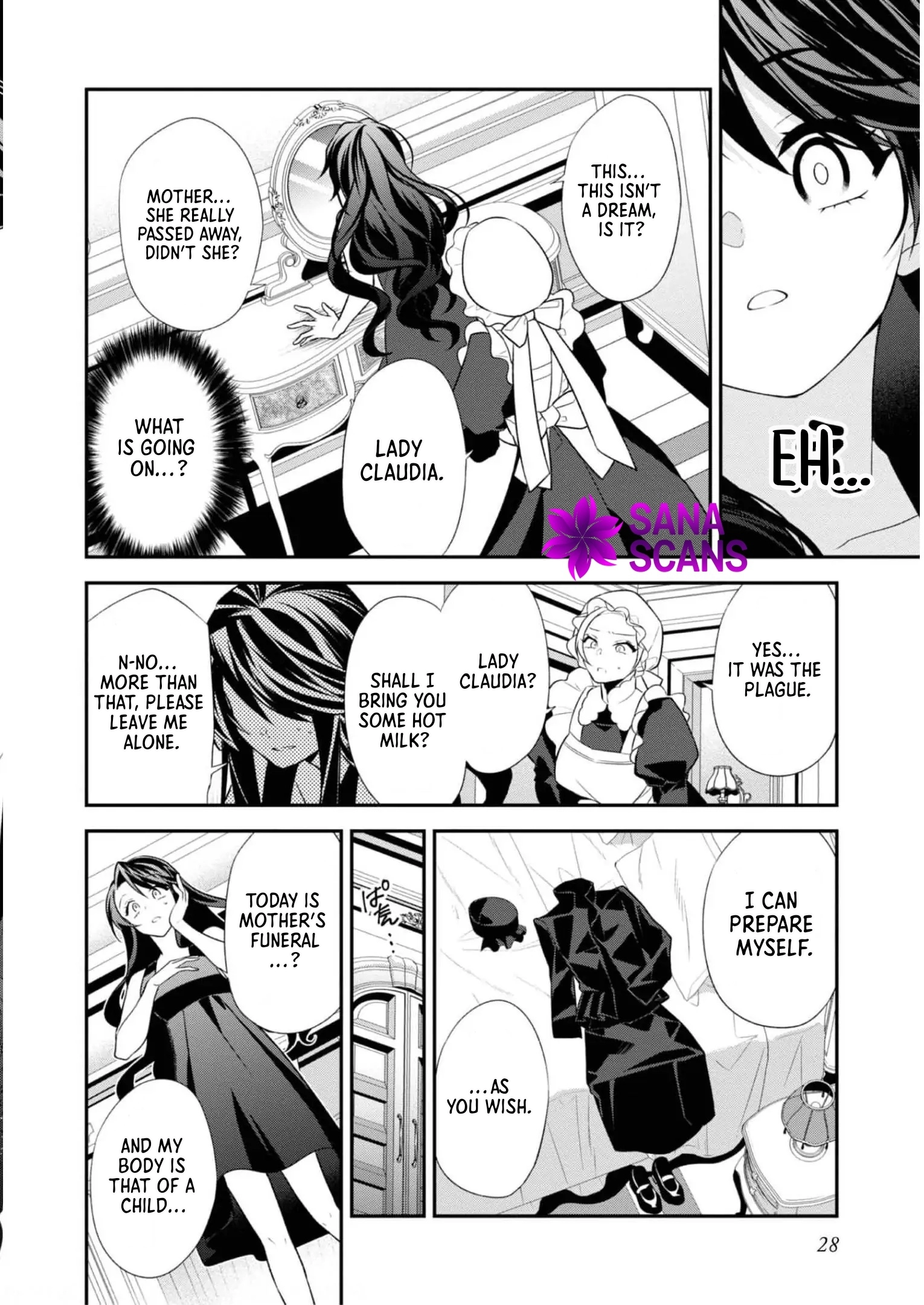 The fallen villainess rewinds fate, seeking to embody the flawless evil. Chapter 1 Page 29