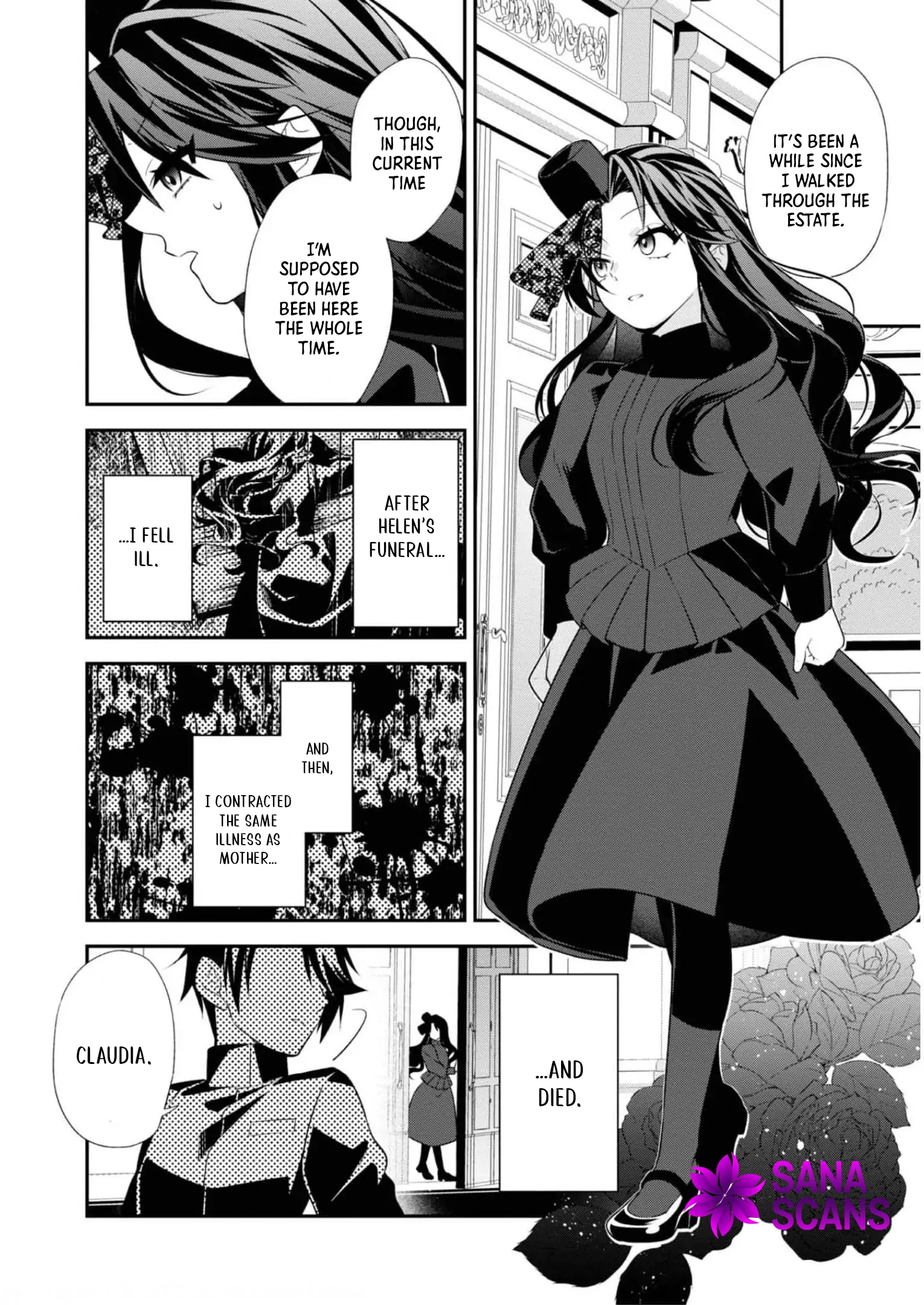 The fallen villainess rewinds fate, seeking to embody the flawless evil. Chapter 1 Page 31