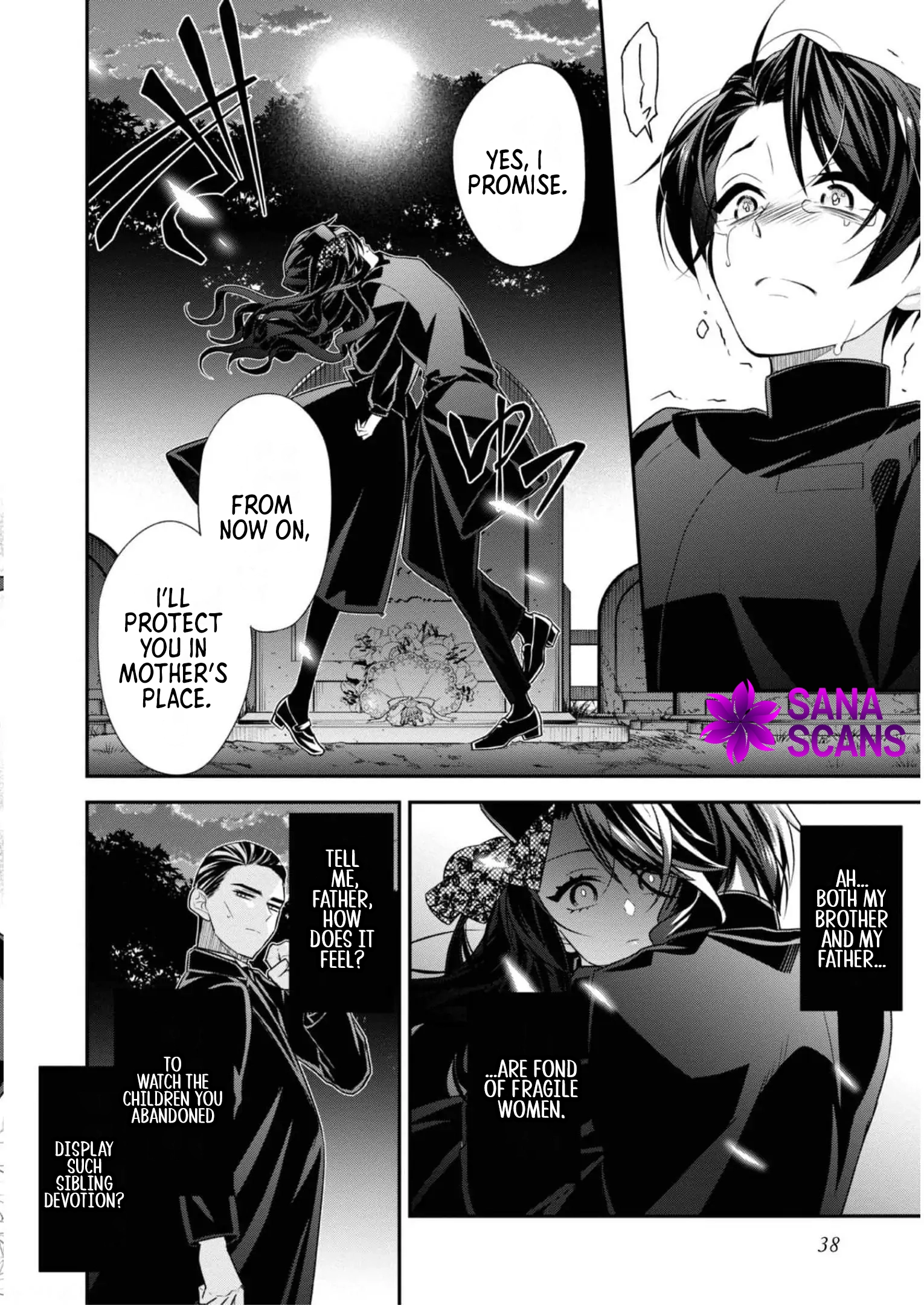 The fallen villainess rewinds fate, seeking to embody the flawless evil. Chapter 1 Page 38