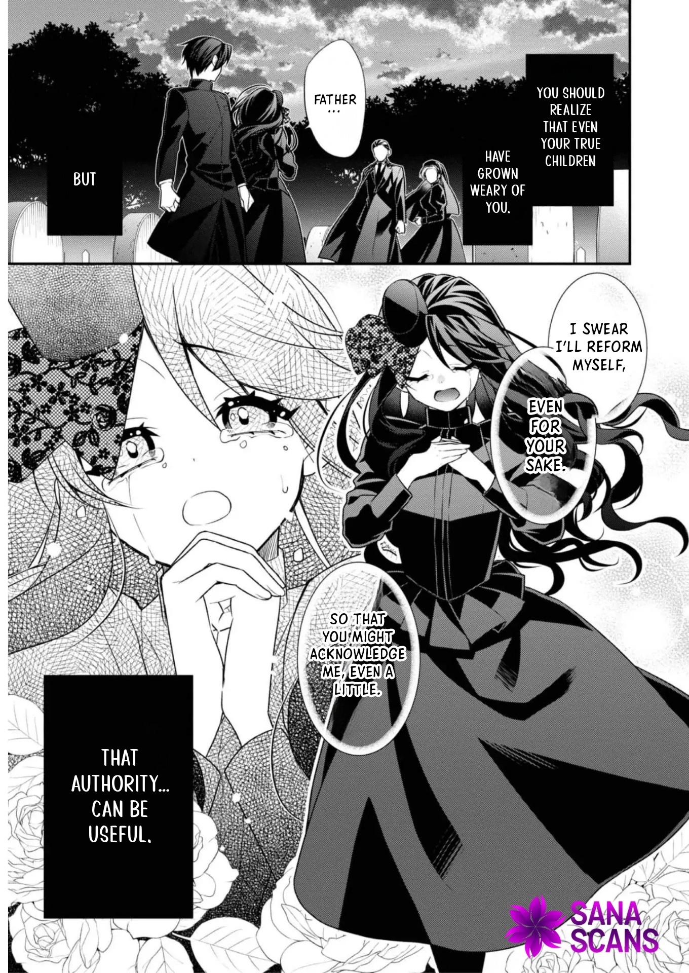The fallen villainess rewinds fate, seeking to embody the flawless evil. Chapter 1 Page 39