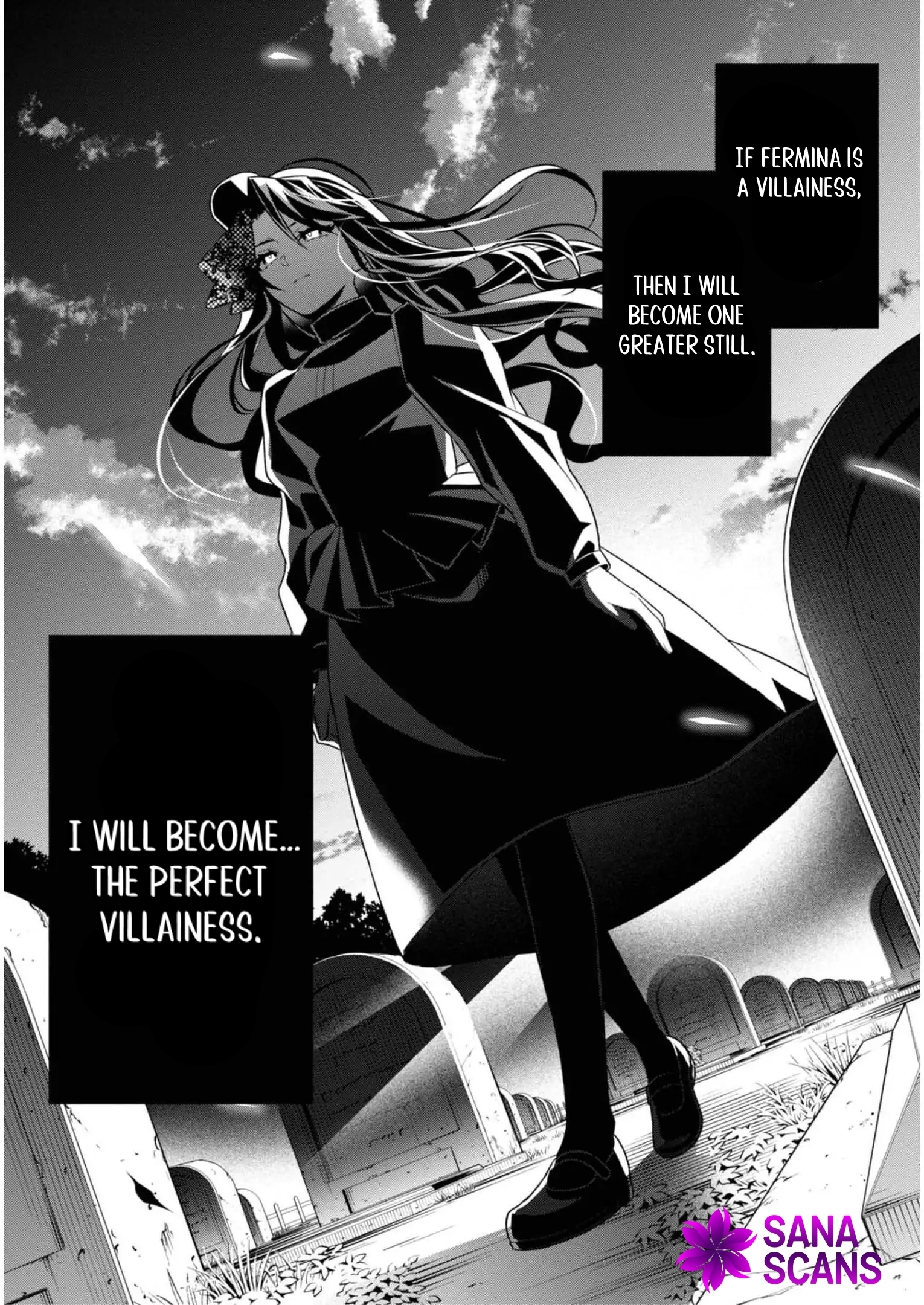 The fallen villainess rewinds fate, seeking to embody the flawless evil. Chapter 1 Page 42