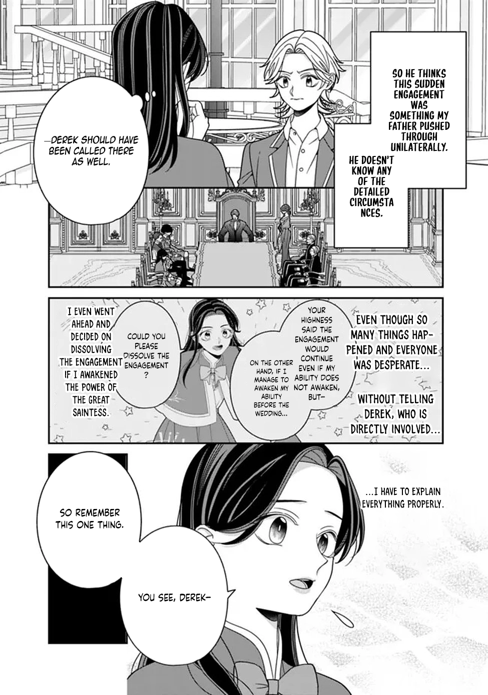 The Great Saintess of the Clock Tower Rejoices at the Broken Engagement Chapter 2 Page 12