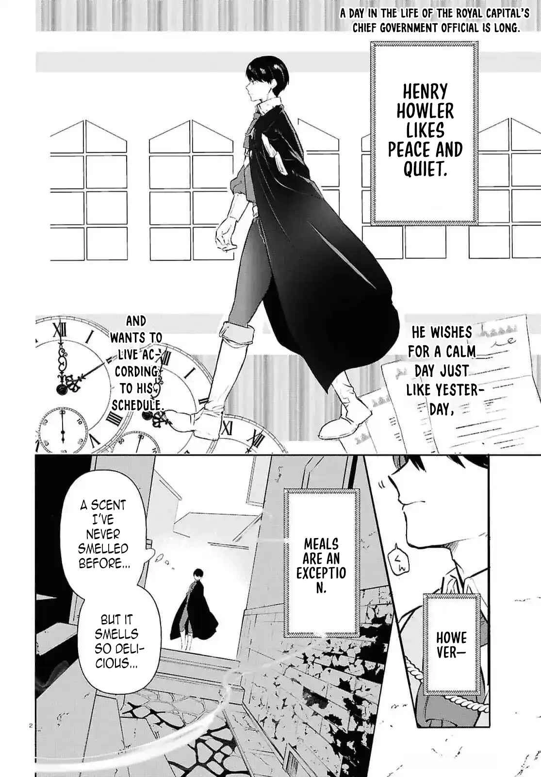 The Hideaway Café: The Mage by Accident and the Visiting Royal Secretary Chapter 2 Page 2