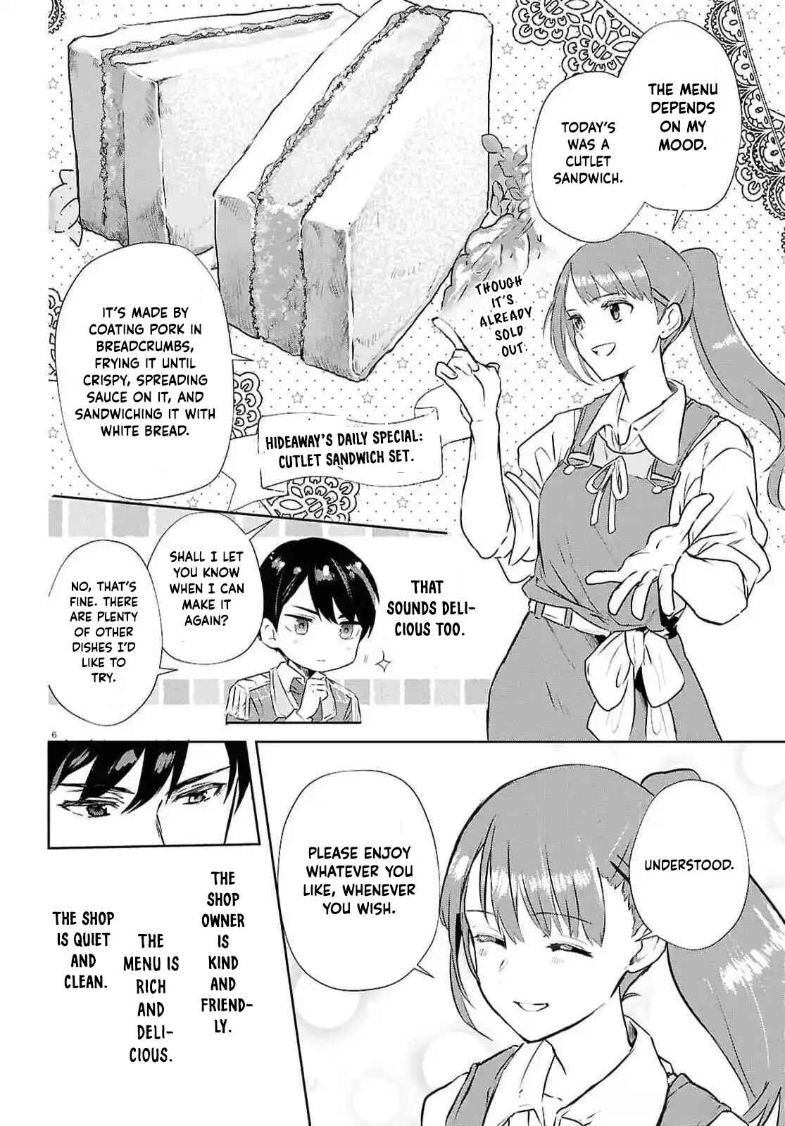 The Hideaway Café: The Mage by Accident and the Visiting Royal Secretary Chapter 2 Page 6