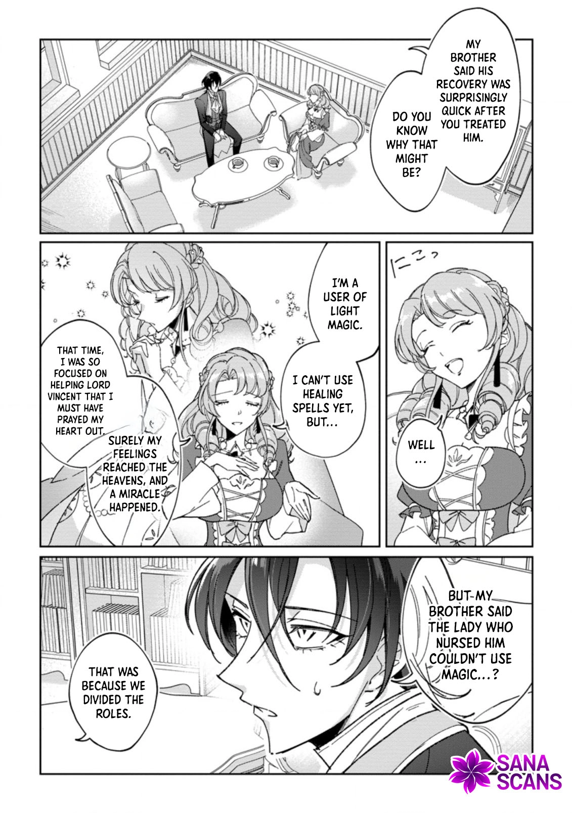 The Lady Betrayed by Her Stepsister Is Loved by a Genius Magician Chapter 8 - . Page 21