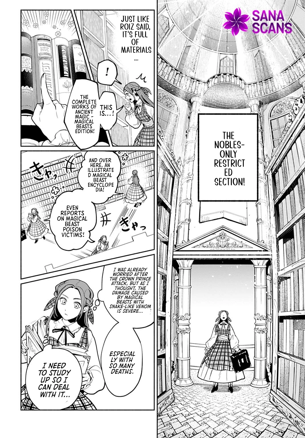 The Maiden of the Sacred Seal — The Marquis’s Daughter Aims to Be a High Healer Chapter 6 - . Page 6