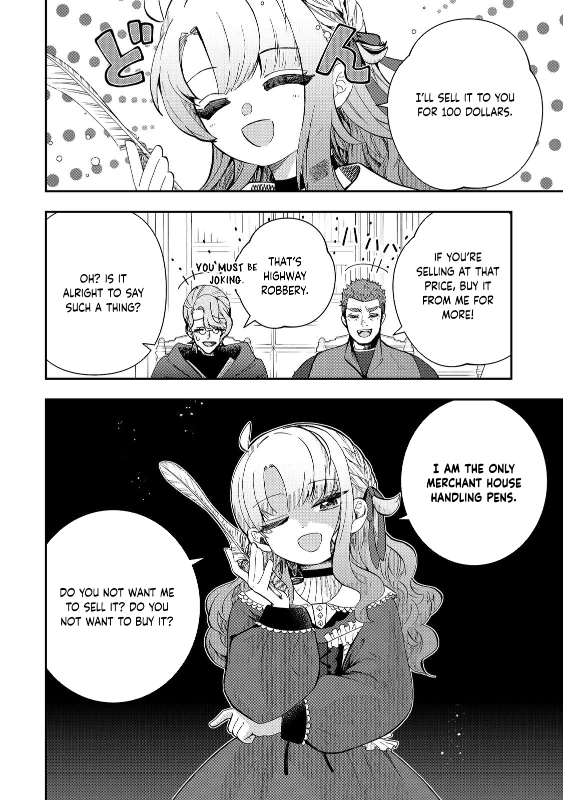 The Merchant’s Daughter Dominates with the Power of Money. Chapter 8 Page 14