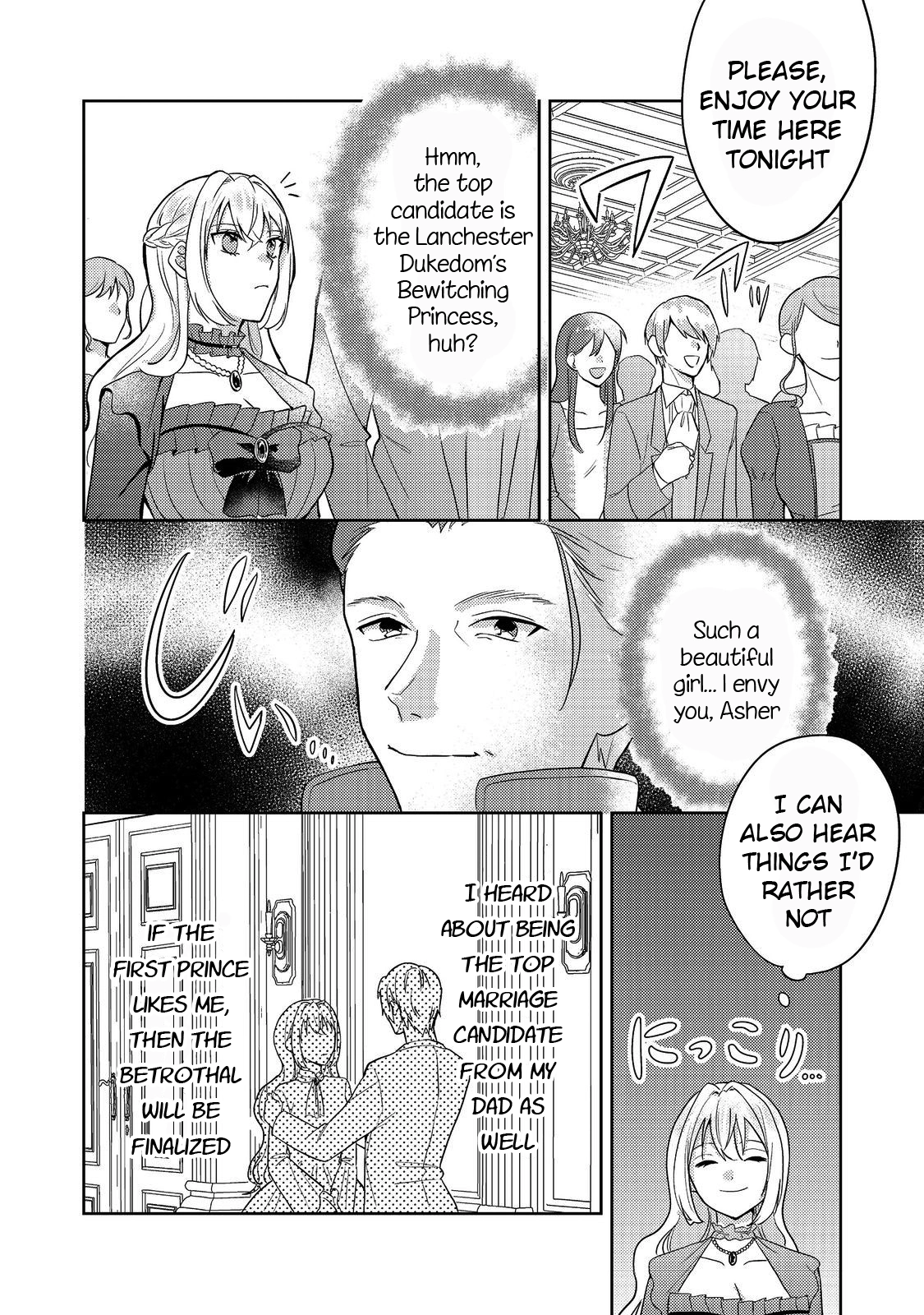 The Mind-Reading Villainess and the Mischievous Puppy Prince. Chapter 1 Page 14