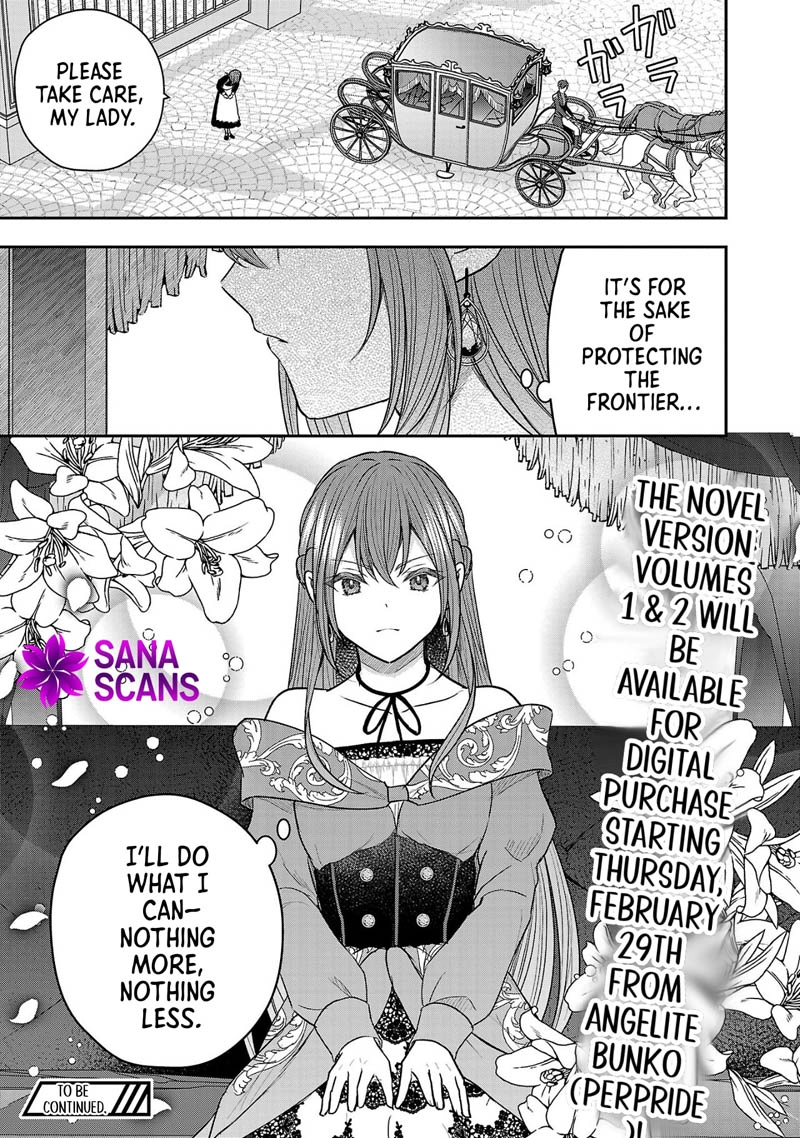 The Noble Lady Scorned as Incompetent Is Jilted and Becomes Known as the Saint of the Frontier Chapter 1 Page 41