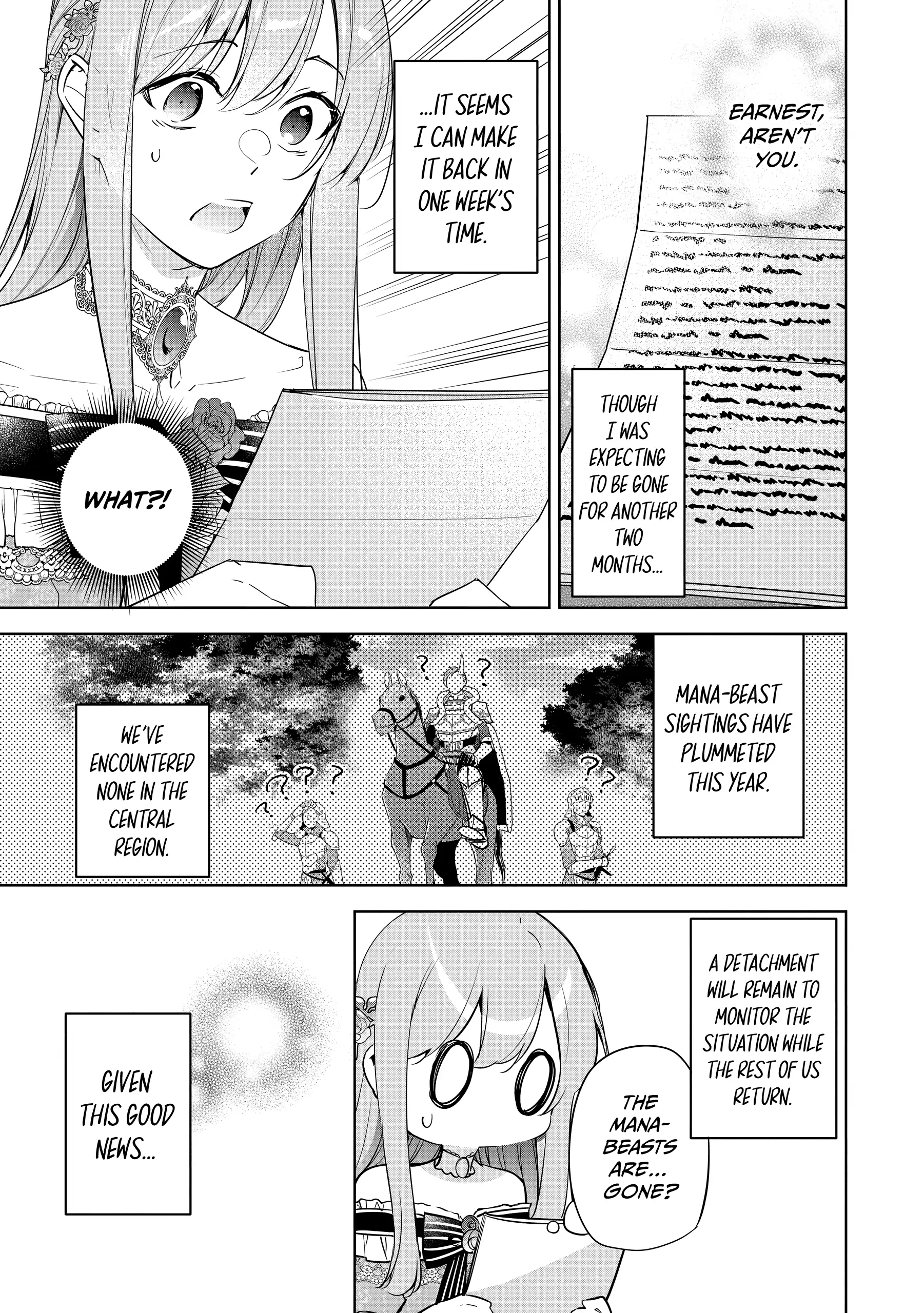 The Oblivious Saint Who Leaks Power Finds Happiness in Her New Home Chapter 13 Page 29