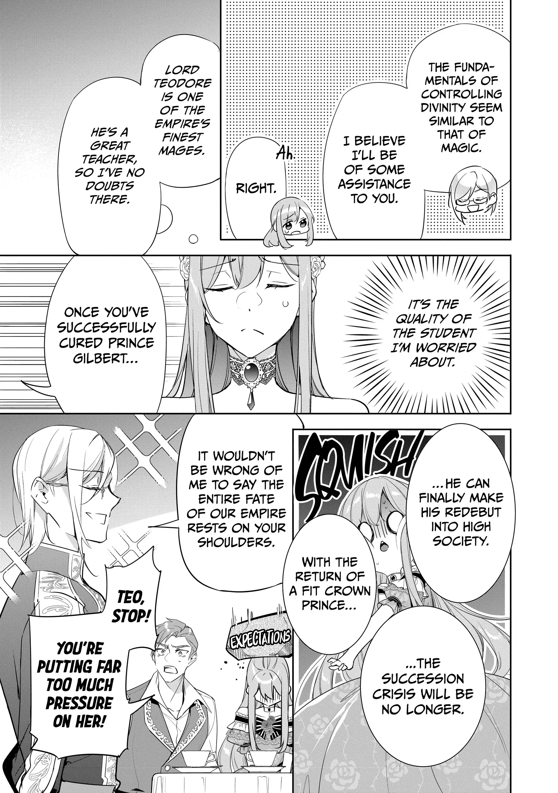 The Oblivious Saint Who Leaks Power Finds Happiness in Her New Home Chapter 17 Page 19