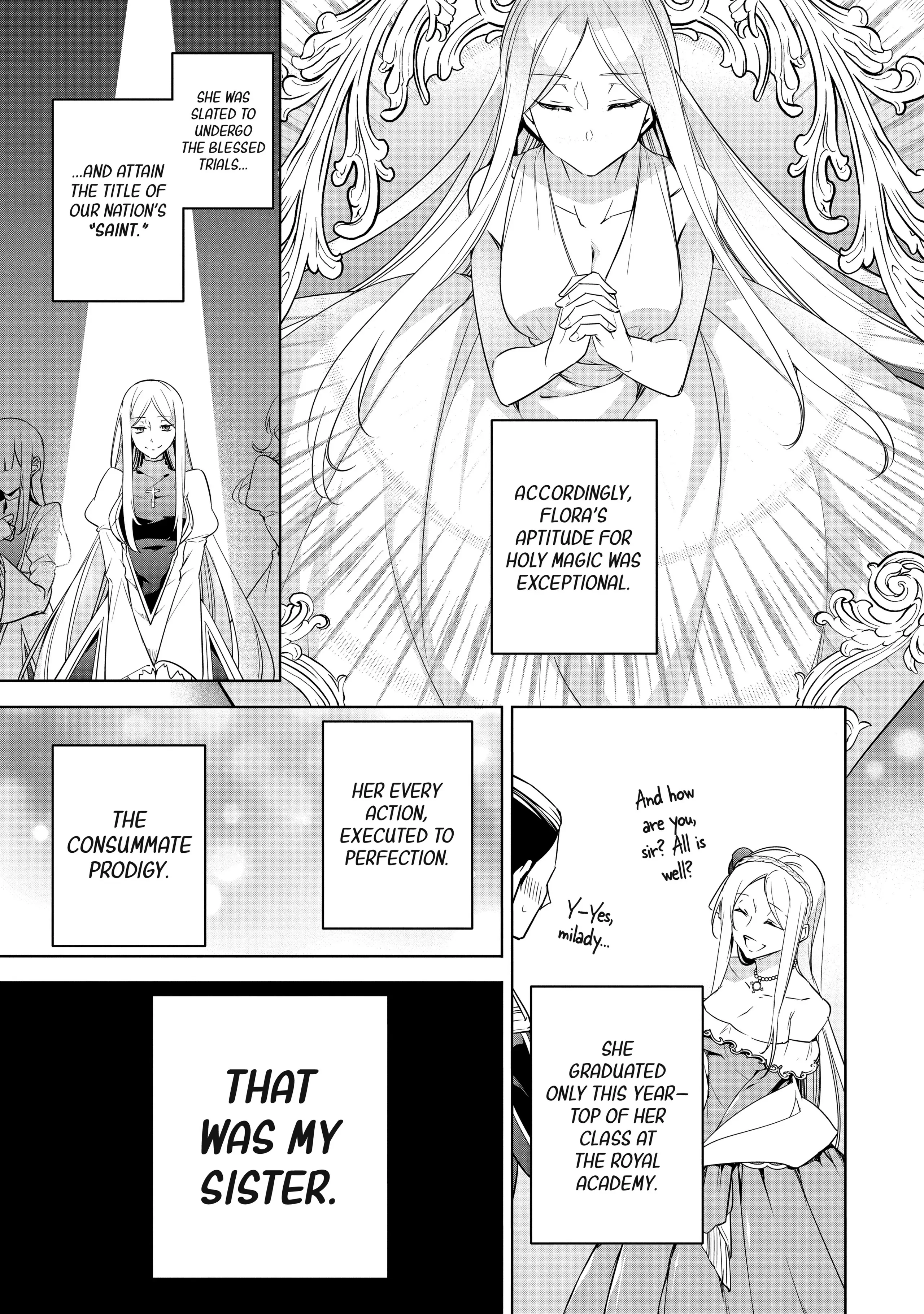 The Oblivious Saint Who Leaks Power Finds Happiness in Her New Home Chapter 1 Page 11