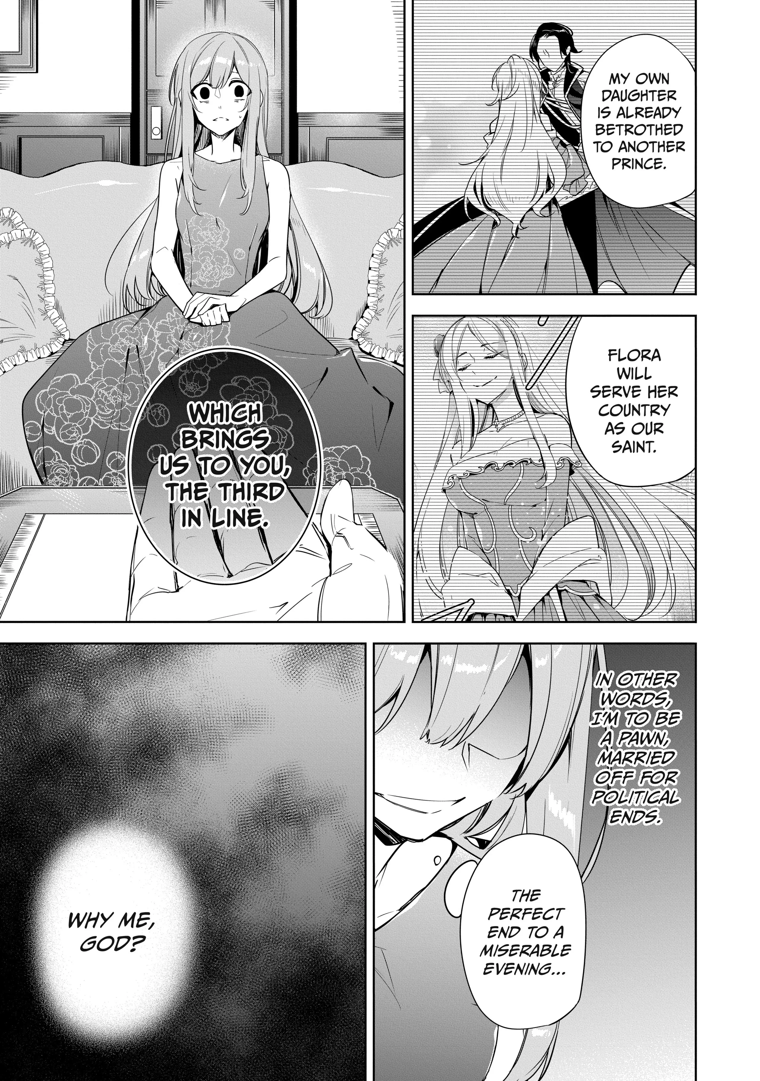 The Oblivious Saint Who Leaks Power Finds Happiness in Her New Home Chapter 1 Page 33