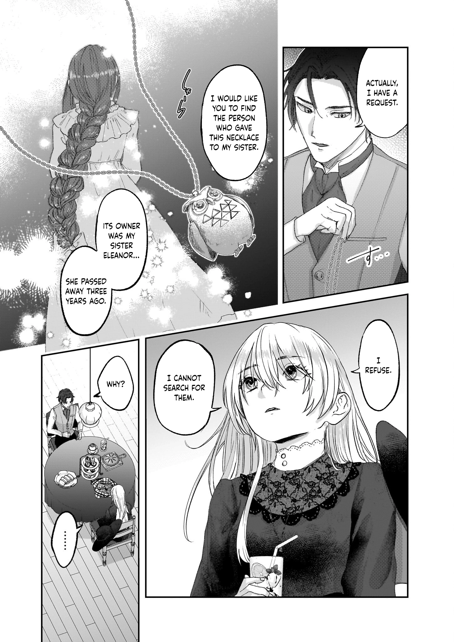 The Rain Witch and the Ashen Duke — The Secret of Grauore Manor Where White Roses Never Bloom. Chapter 1 Page 27