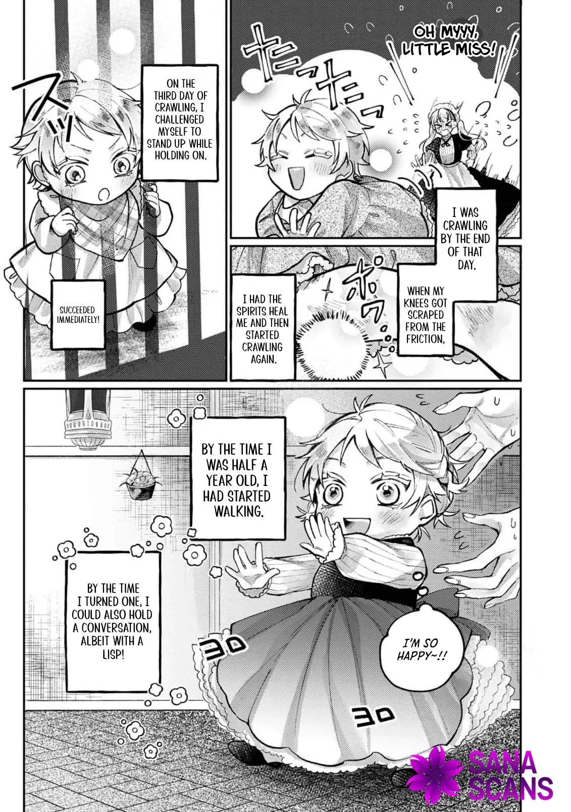 The Reincarnated Count’s Daughter, Blessed by Spirits, Just Wants a Normal Romance! Chapter 1 Page 19
