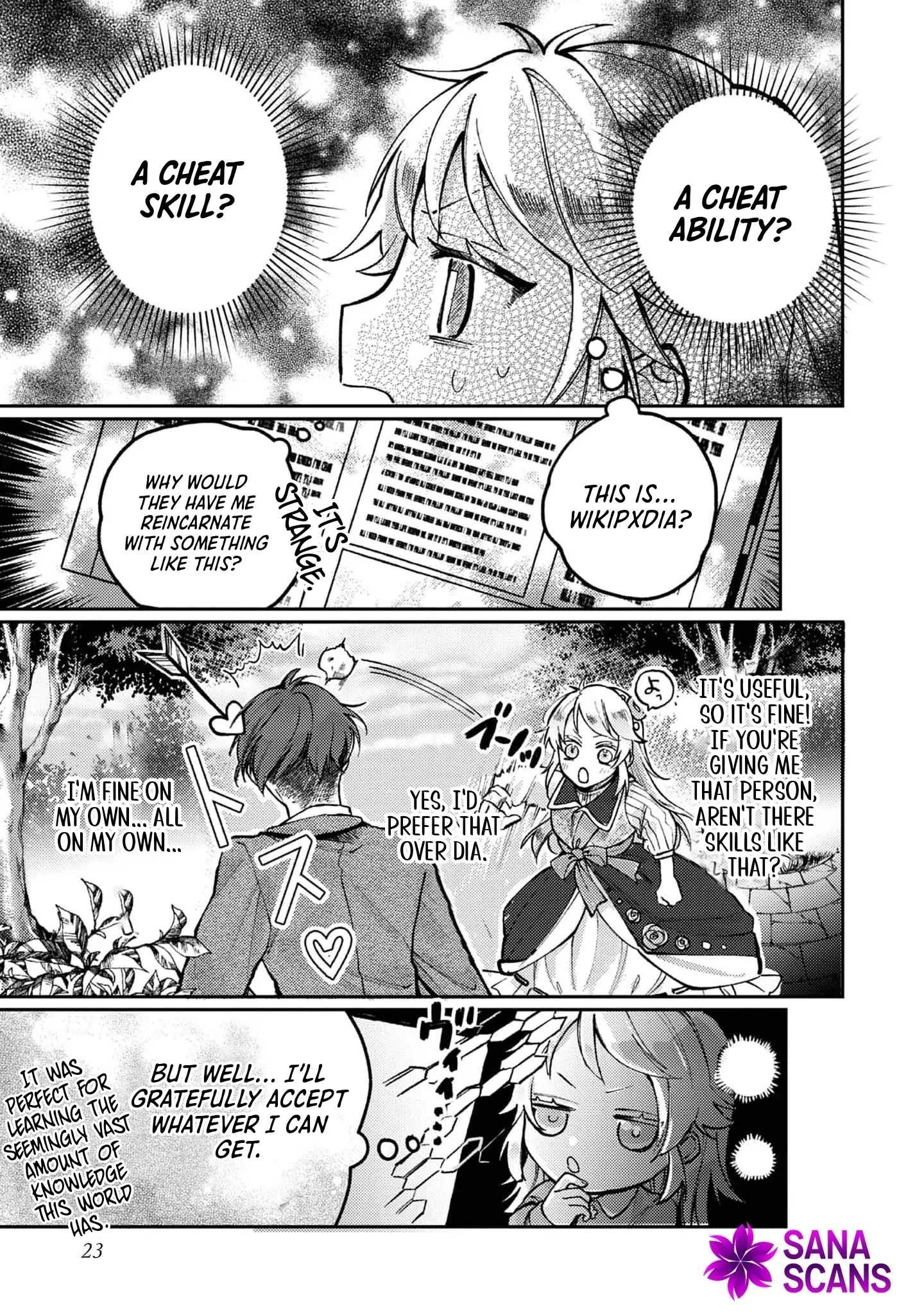The Reincarnated Count’s Daughter, Blessed by Spirits, Just Wants a Normal Romance! Chapter 1 Page 23