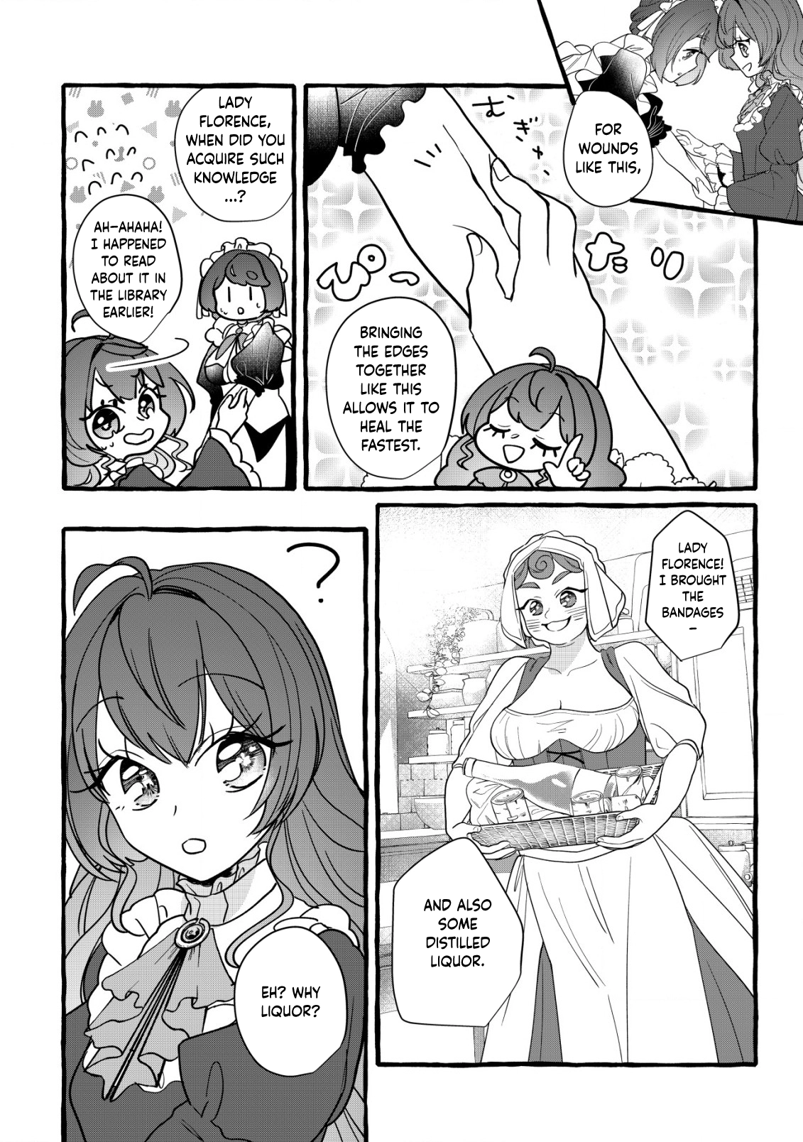 The Reincarnated Nightingale Saves Her Family with Nursing Skills. Chapter 2 Page 13