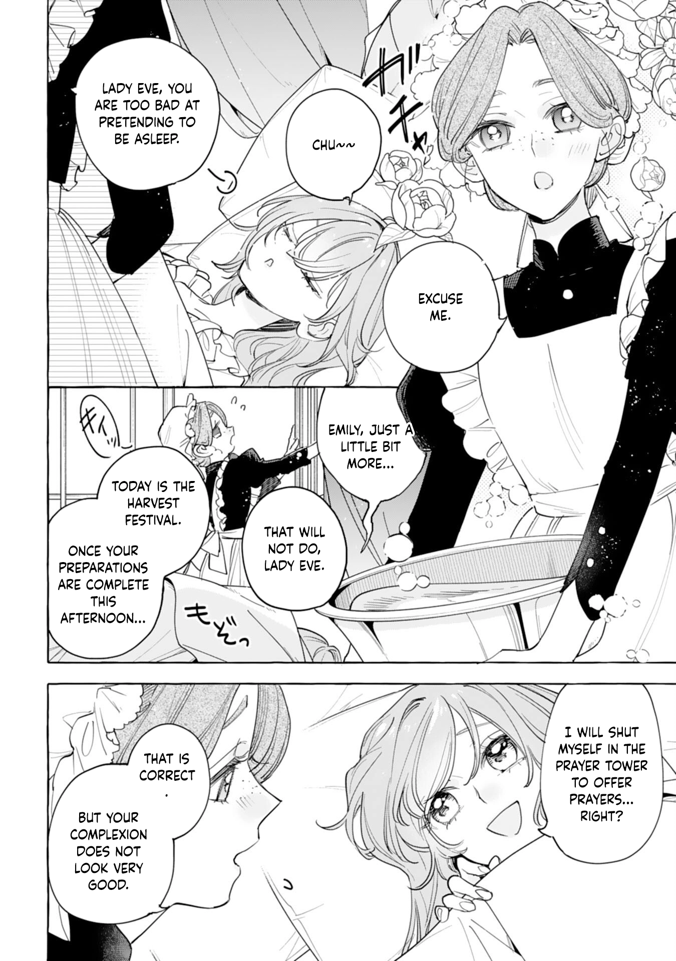 The Rewound Saintess Wants to Put the Insomniac Prince to Sleep Chapter 1 - . Page 14