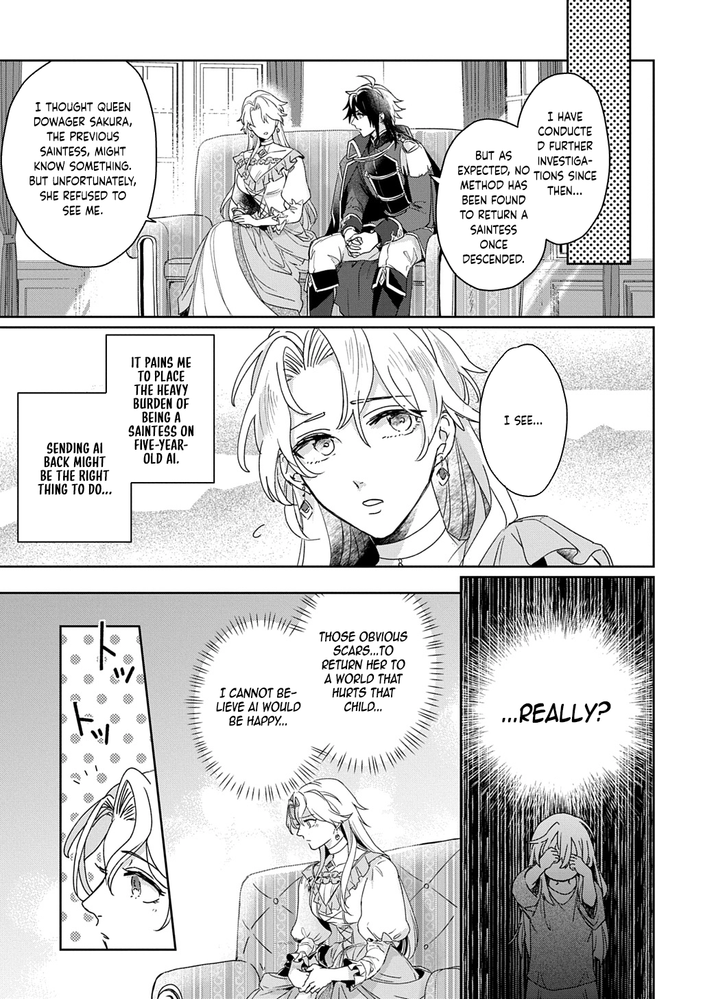 The Saint Is Five, So I'll Just Be the Decorative Queen. Chapter 1 Page 35