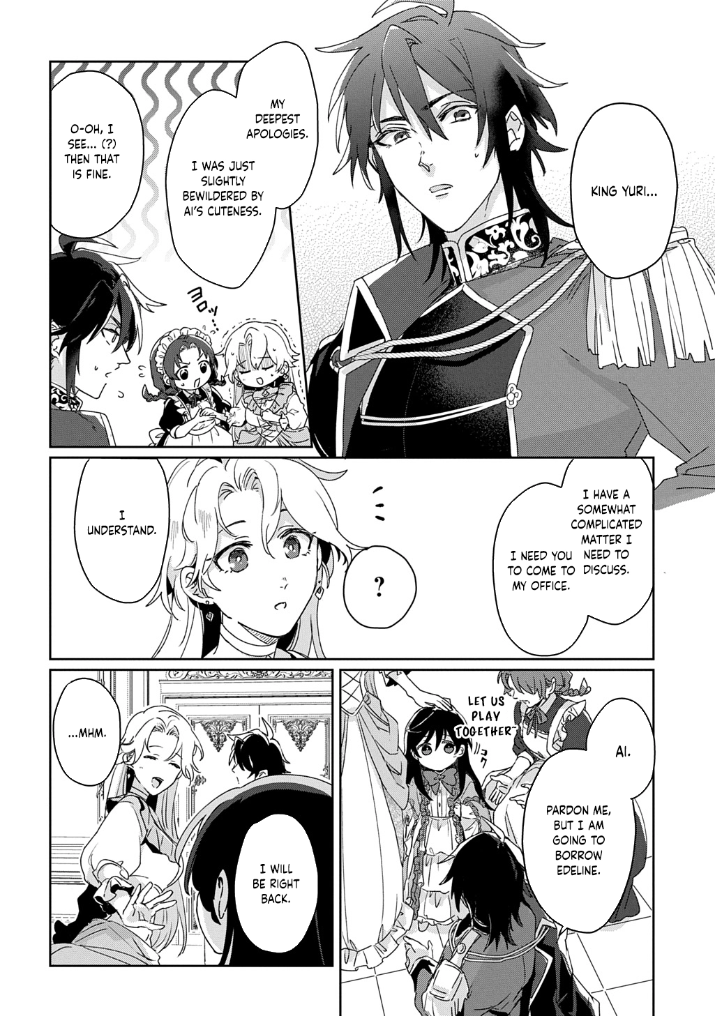 The Saint Is Five, So I'll Just Be the Decorative Queen. Chapter 2 Page 8