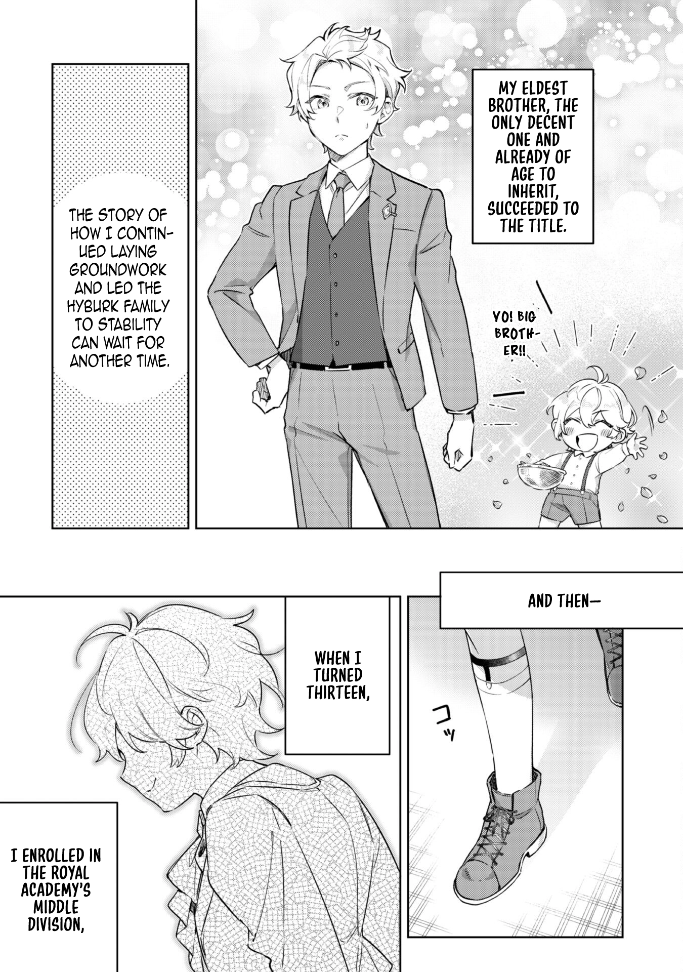 The Third Son of the Haiburuku Family is a Little Devil Shota Chapter 1 - . Page 9