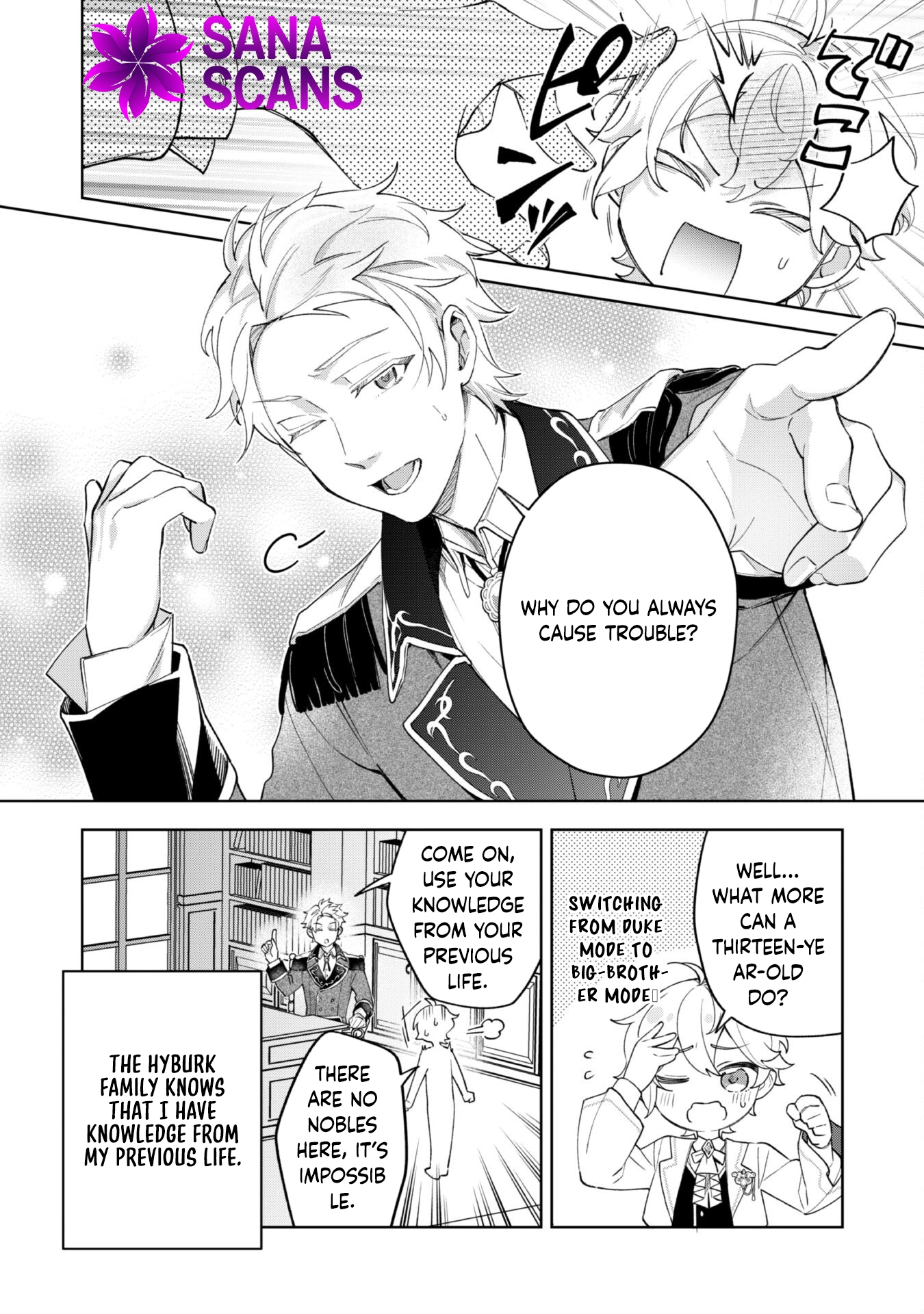 The Third Son of the Haiburuku Family is a Little Devil Shota Chapter 2 Page 4