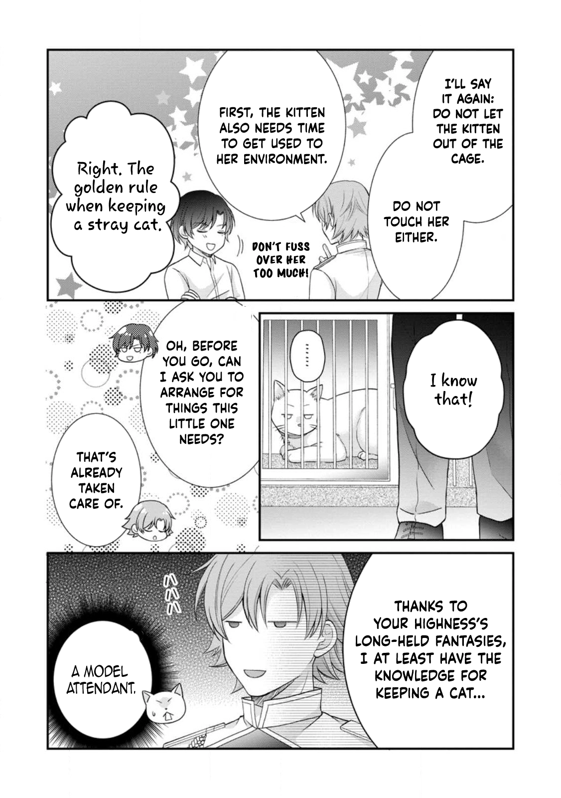 The Villainess Cursed into a Cat Is Taken In by the Crown Prince. Chapter 3 - . Page 14