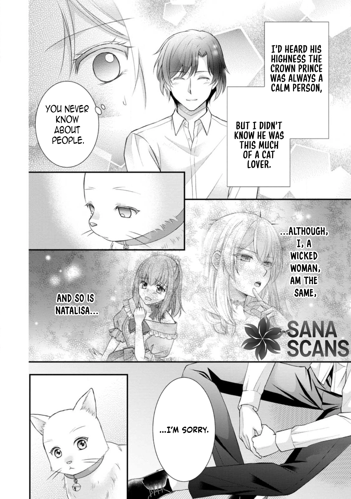The Villainess Cursed into a Cat Is Taken In by the Crown Prince. Chapter 3 - . Page 16
