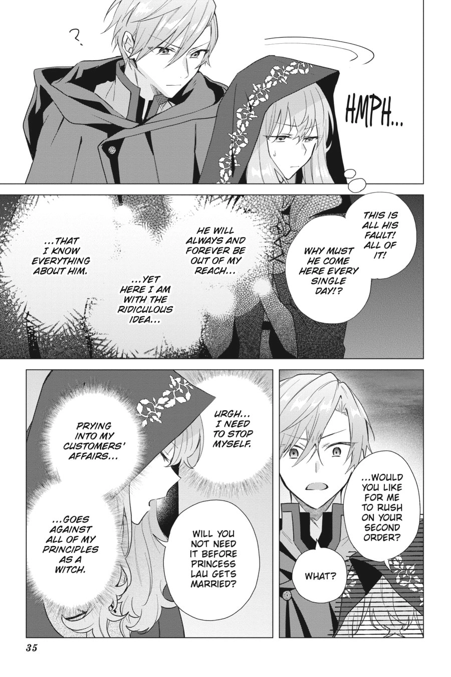 The Witch Asked to Make a Love Potion for Her Crush. Chapter 11 Page 34